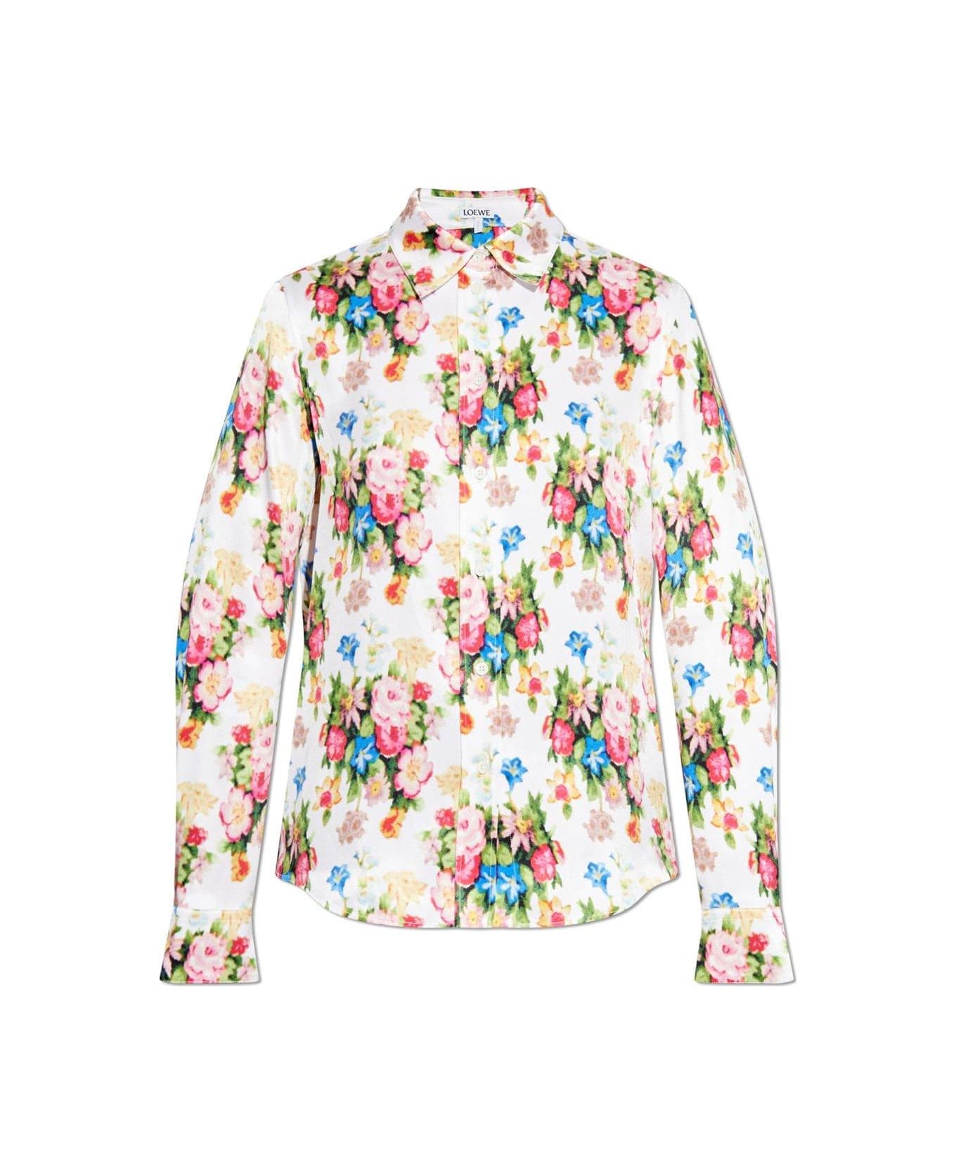 Loewe Floral-printed Button-up Shirt - MultiColour