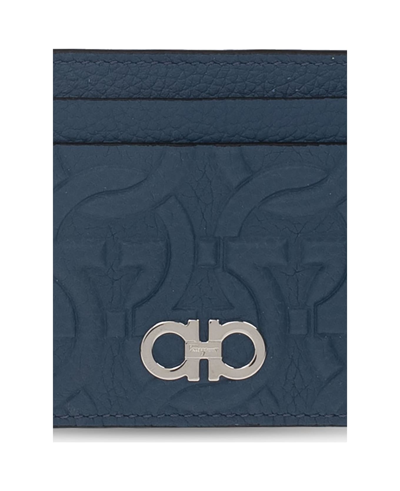 Ferragamo Leather Card Holder - Nero