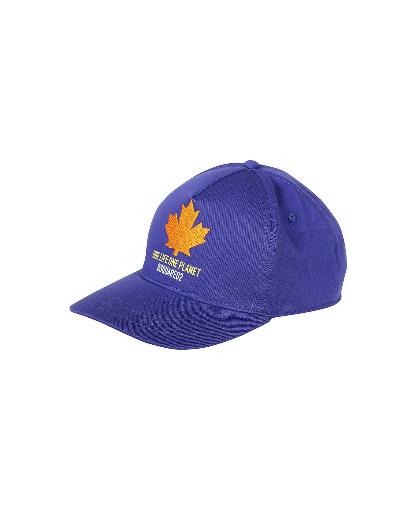 Dsquared2 Gabardine Baseball Cap - blue 帽子