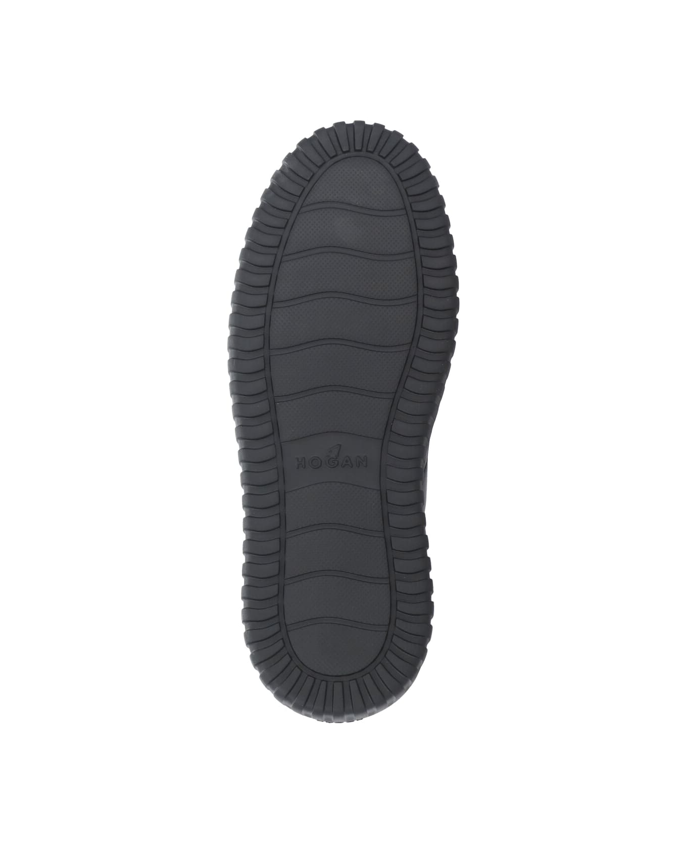 Hogan H-stripes Lace-up Sneakers - Black