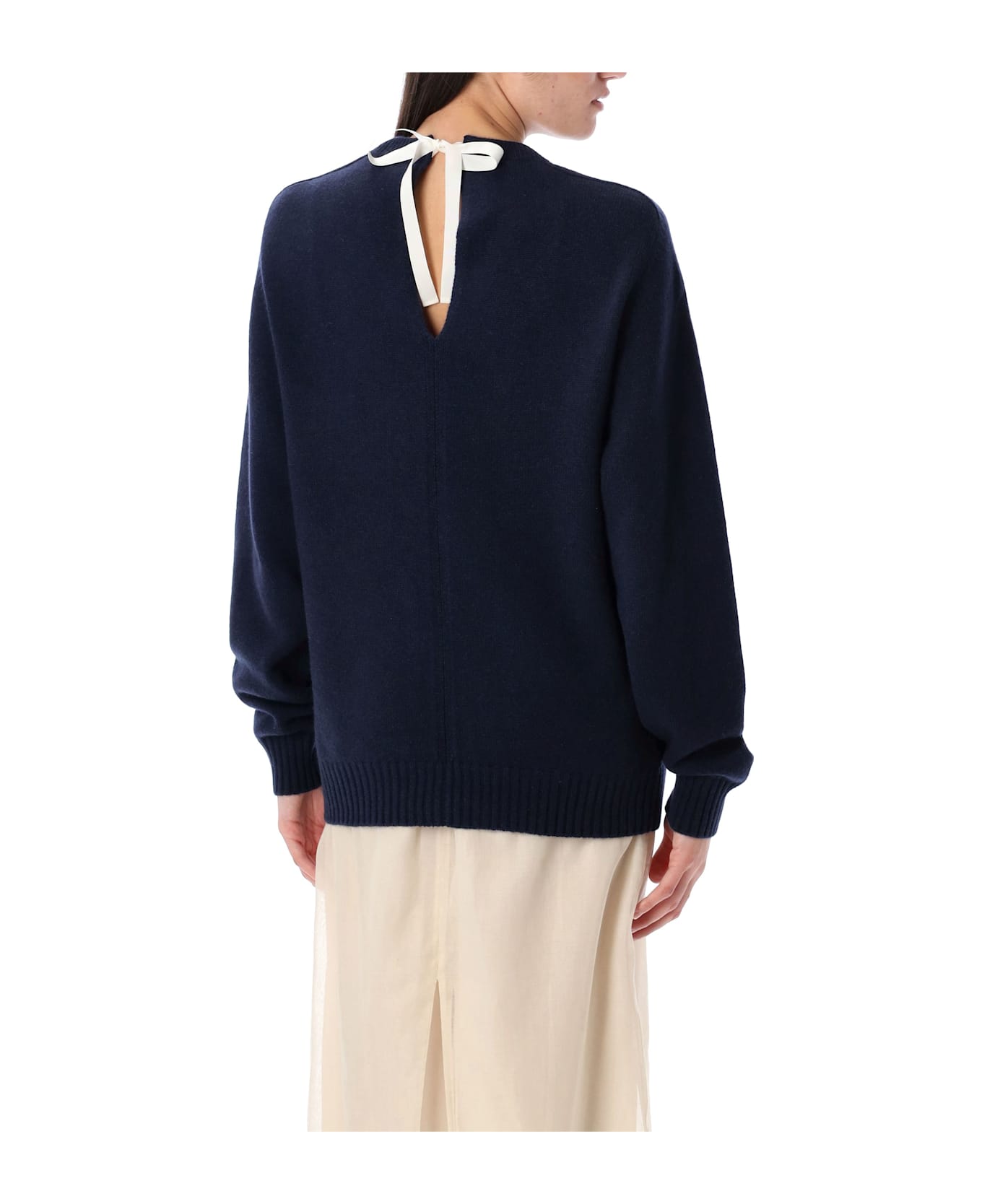 Carven Ribbon Sweater - INK