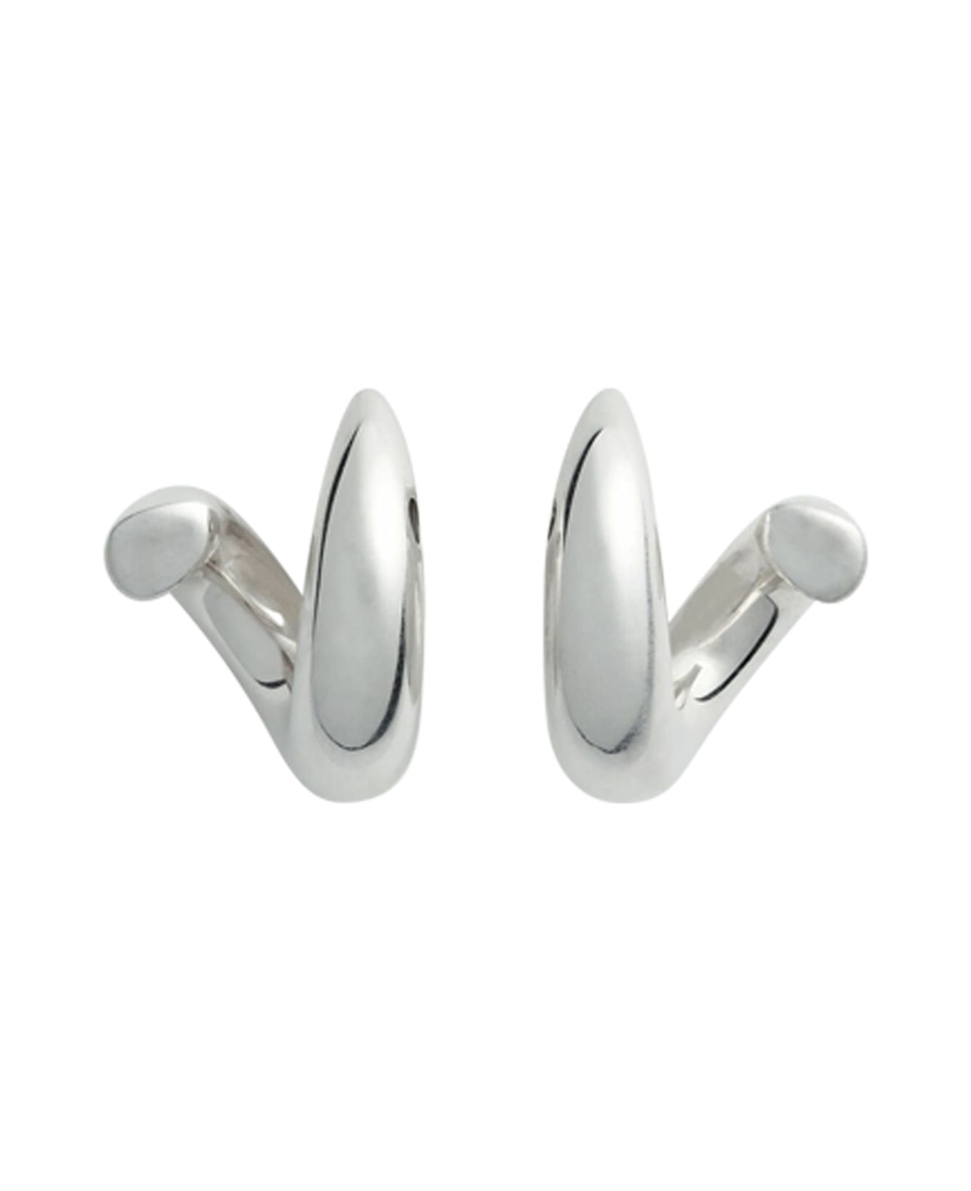 Bottega Veneta Sardine Earrings - Silver