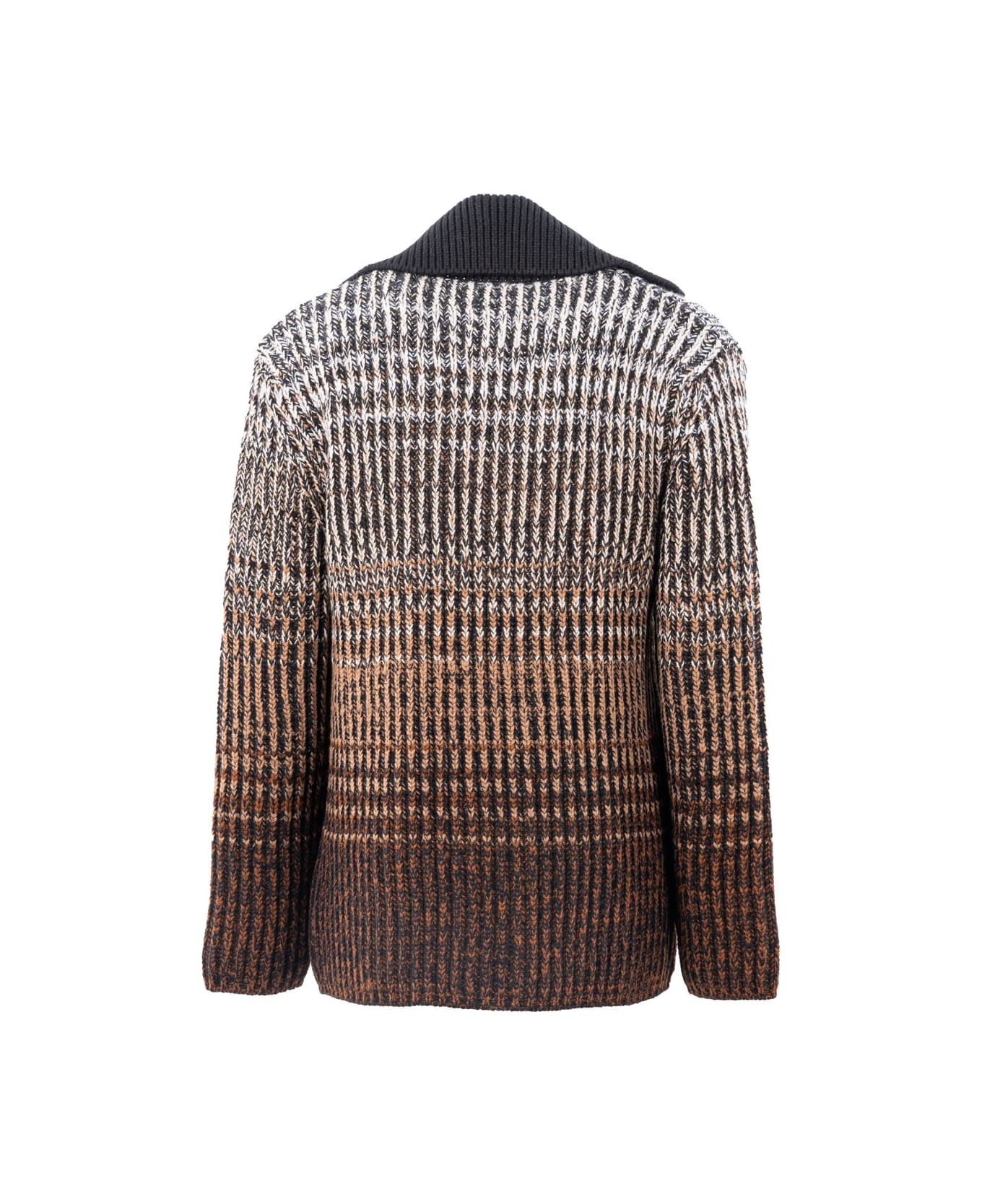 Missoni V-neck Knitted Cardigan - Brown