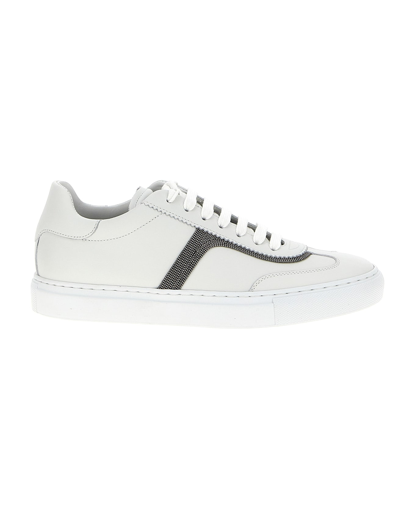 Brunello Cucinelli Sneakers Precious Detail - White