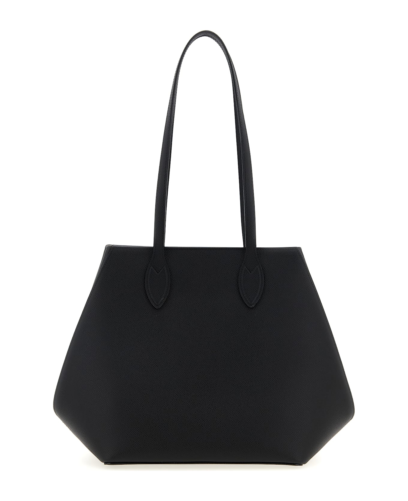 Valextra Medium 
vivi
 Shopping Bag - Black  