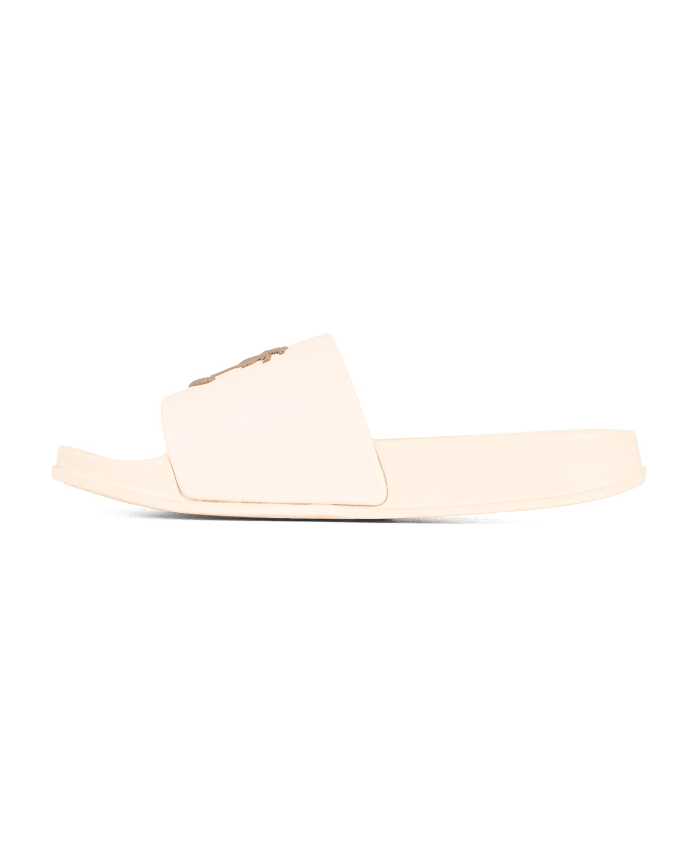 Molo Beige Slippers For Kids With Smiley - Beige
