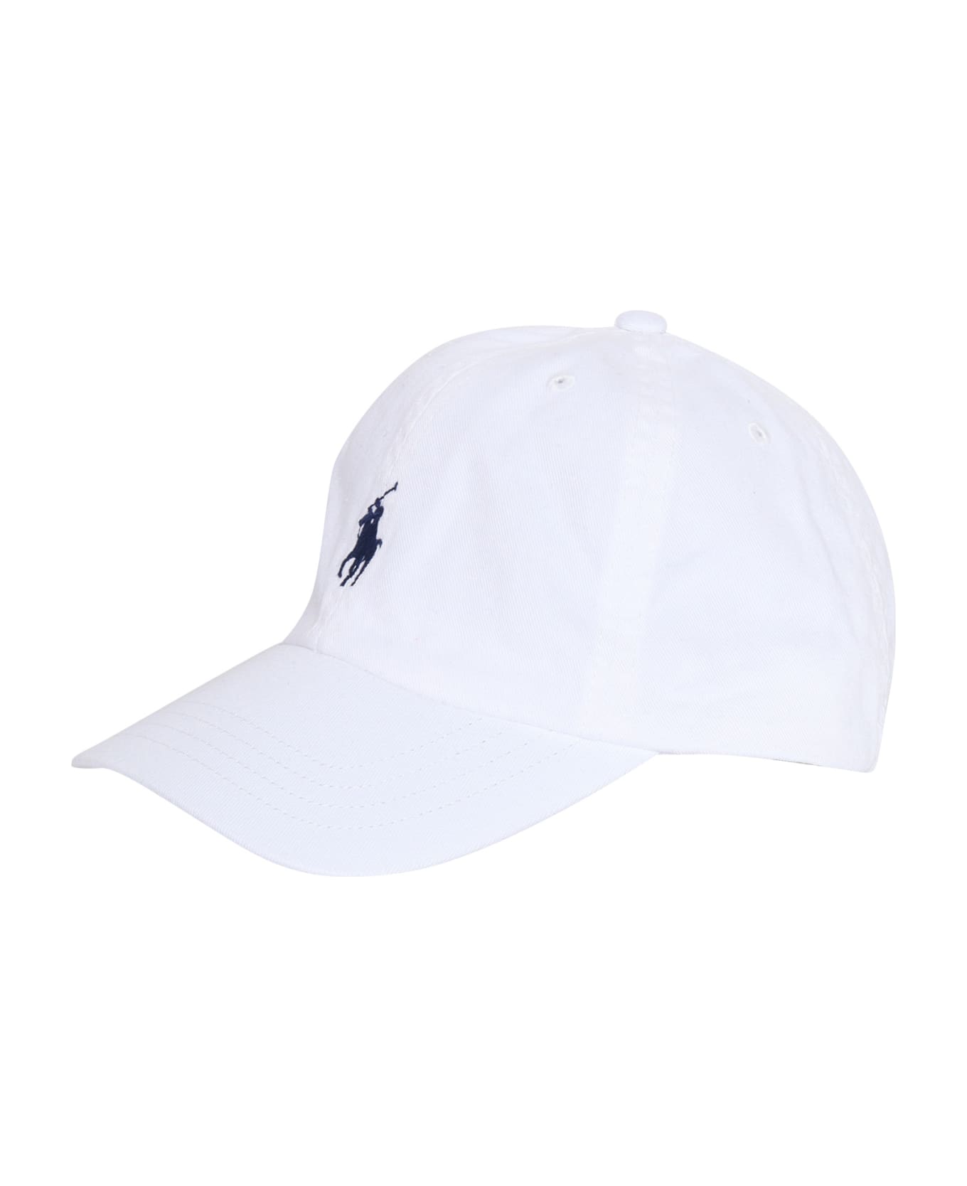 Polo Ralph Lauren White Baseball Hat - WHITE
