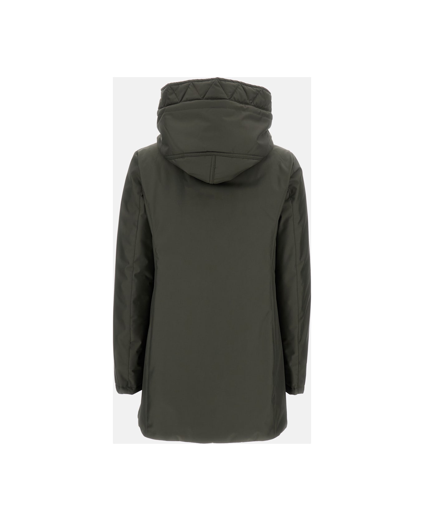 Fay Technical Toggle Coat - Green