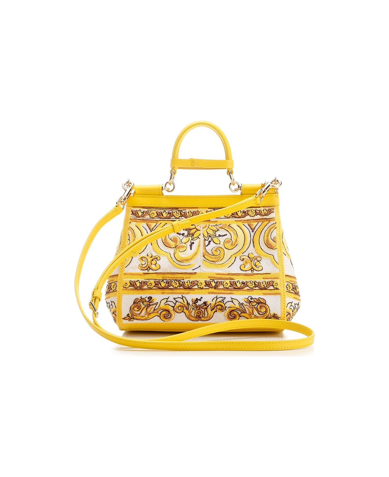 Dolce & Gabbana Medium "sicily" Handbag - Yellow