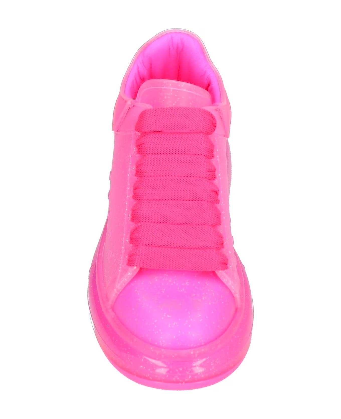 Alexander McQueen Oversized Glitter Sneakers - Pink
