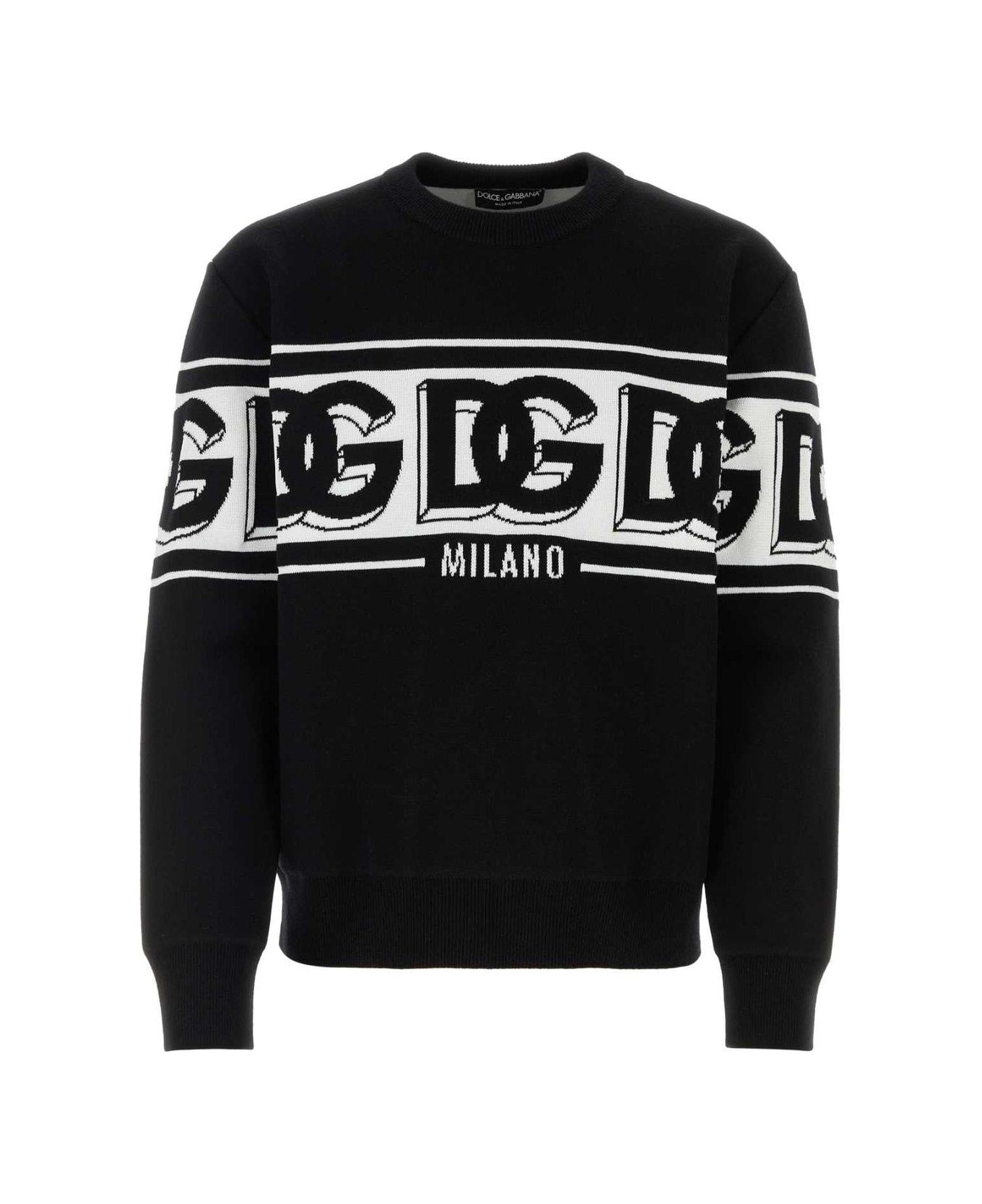 Dolce & Gabbana Crewneck Sweater - Black フリース