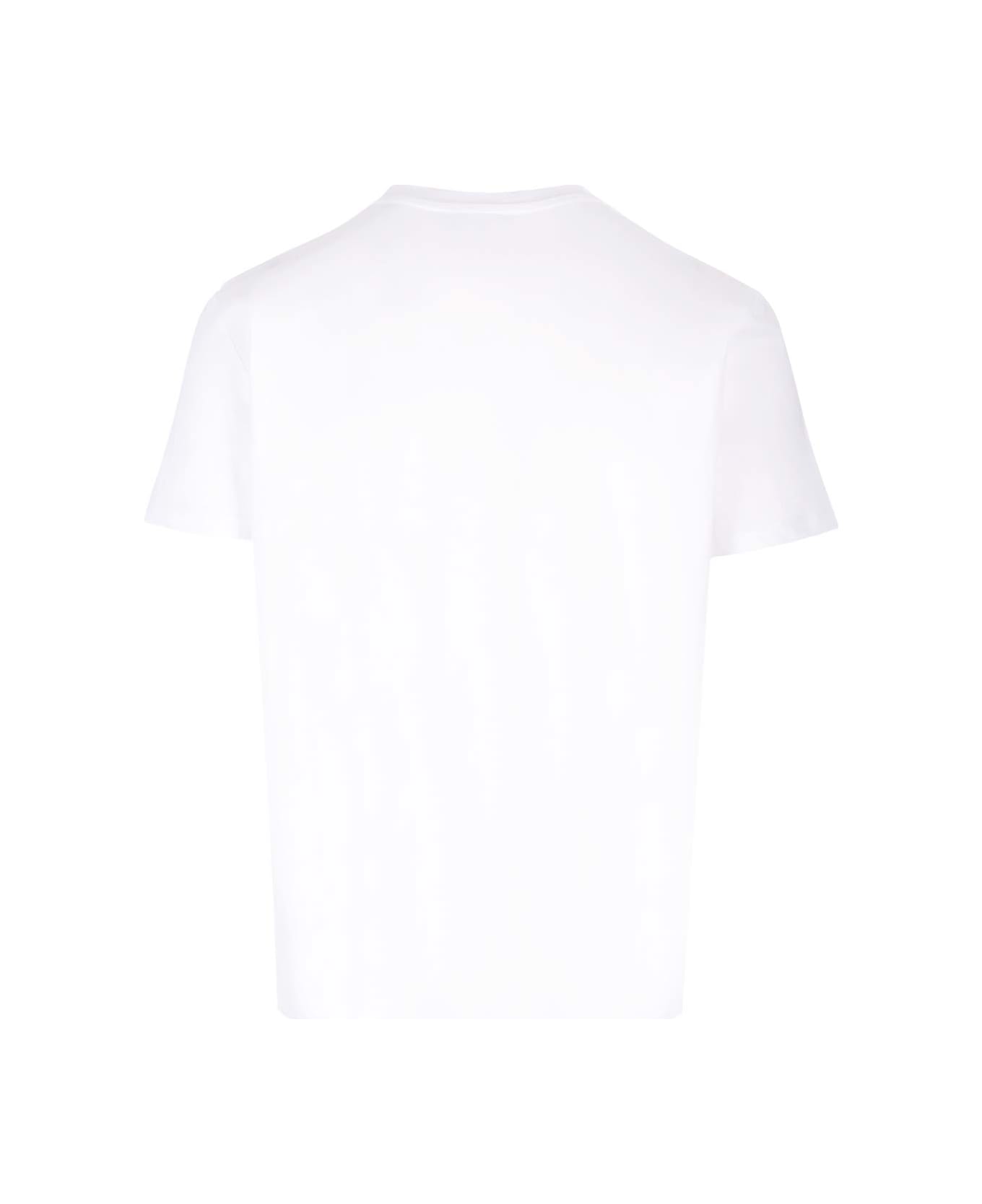 A.P.C. Vpc T-shirt - Tab Blanc Rouge