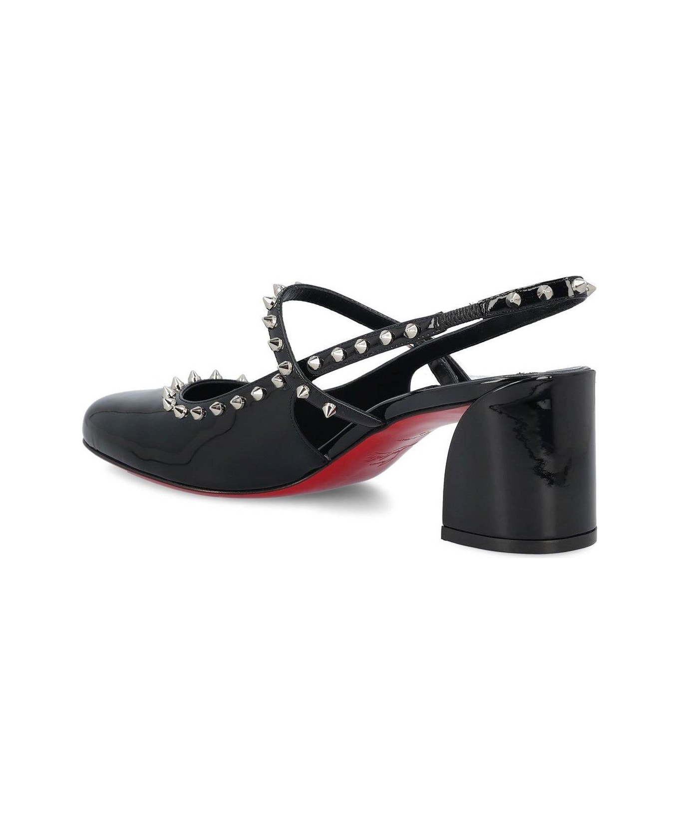 Janispikes Slingback Pumps - Thumbnail 4