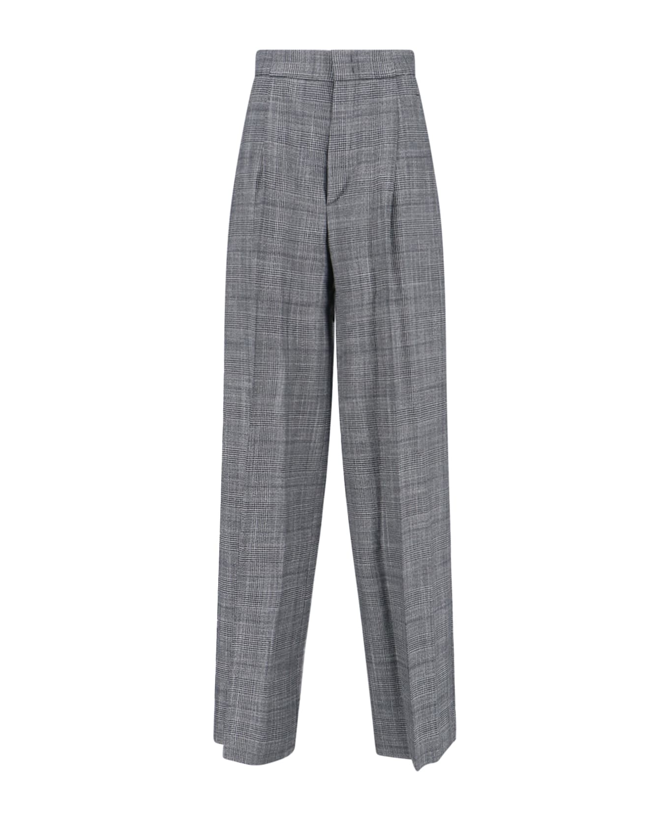 Sa Su Phi Pied De Poule Trousers - Gray