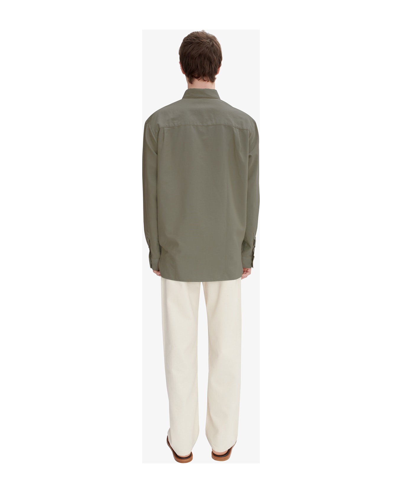 A.P.C. Chemise Mateo Logo - Kae Vert Grise