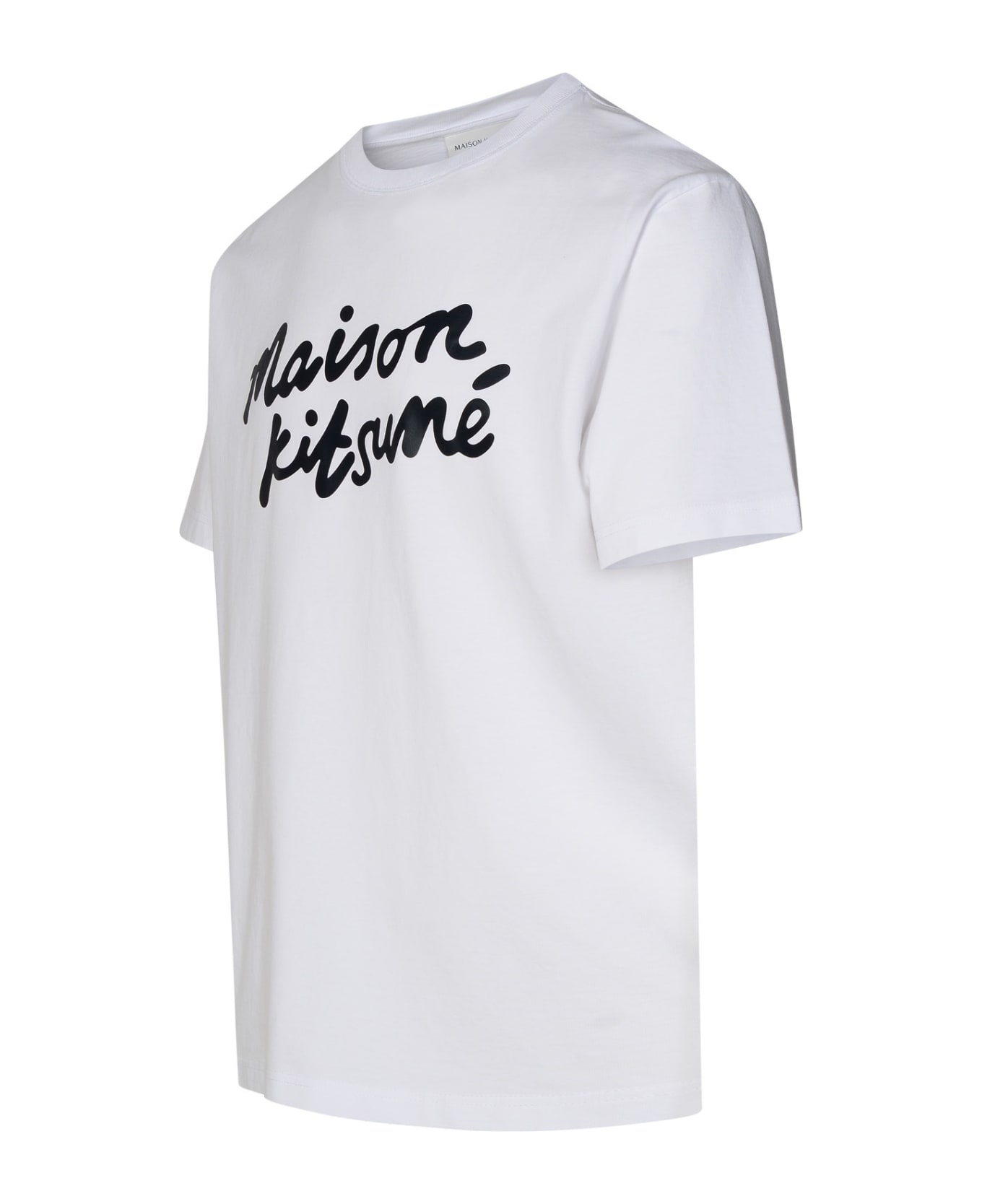 Maison Kitsuné White Cotton T-shirt - White