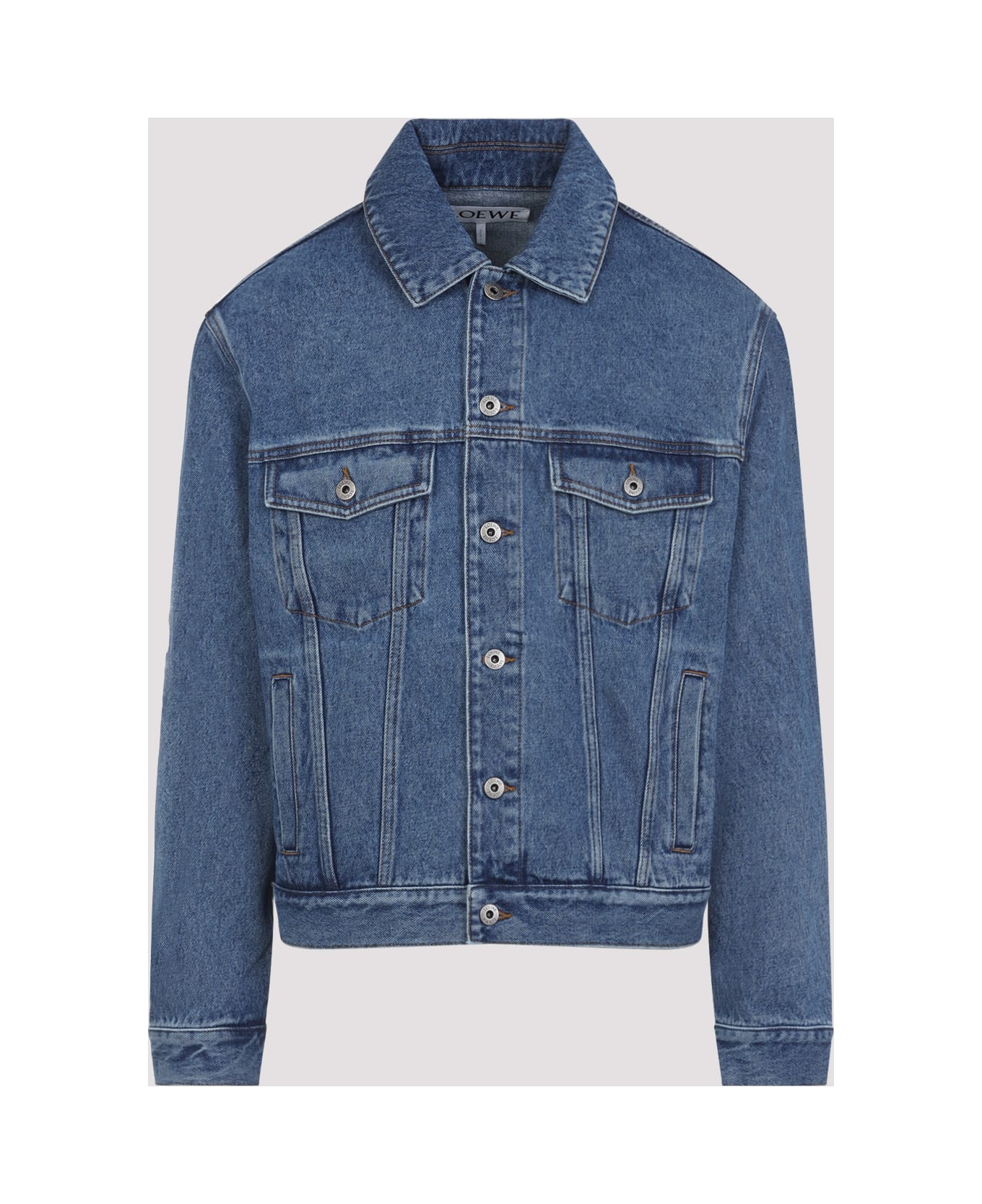 Loewe Anagram Jacket - Jeans Blue
