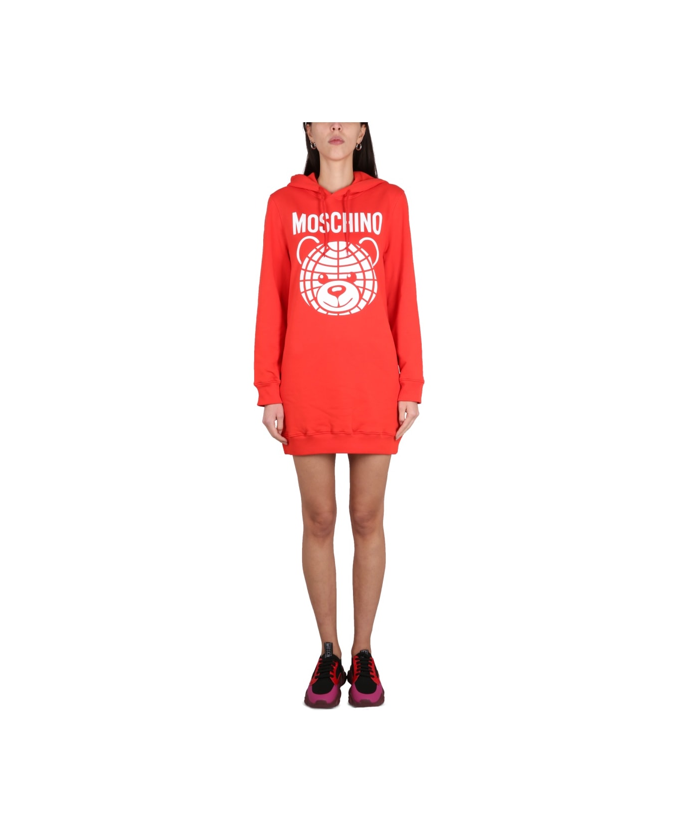 Moschino Sweatshirt With Logo Print - RED