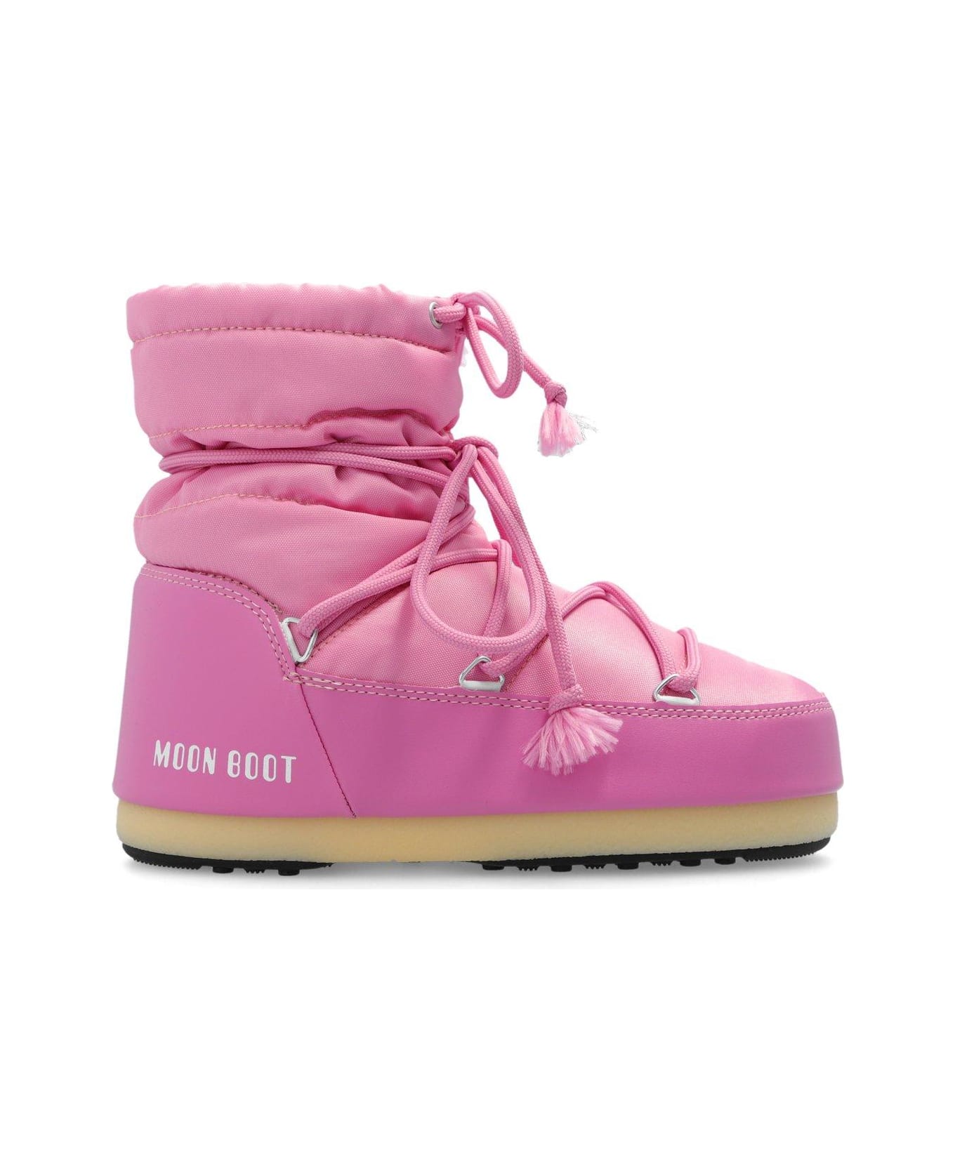 Moon Boot Light Low Lace-up Snow Boots - PINK