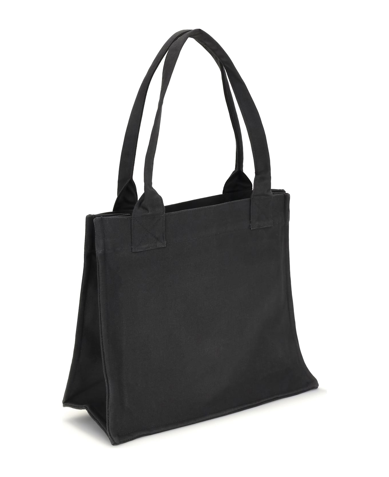 Ganni Logo Canvas Tote Bag