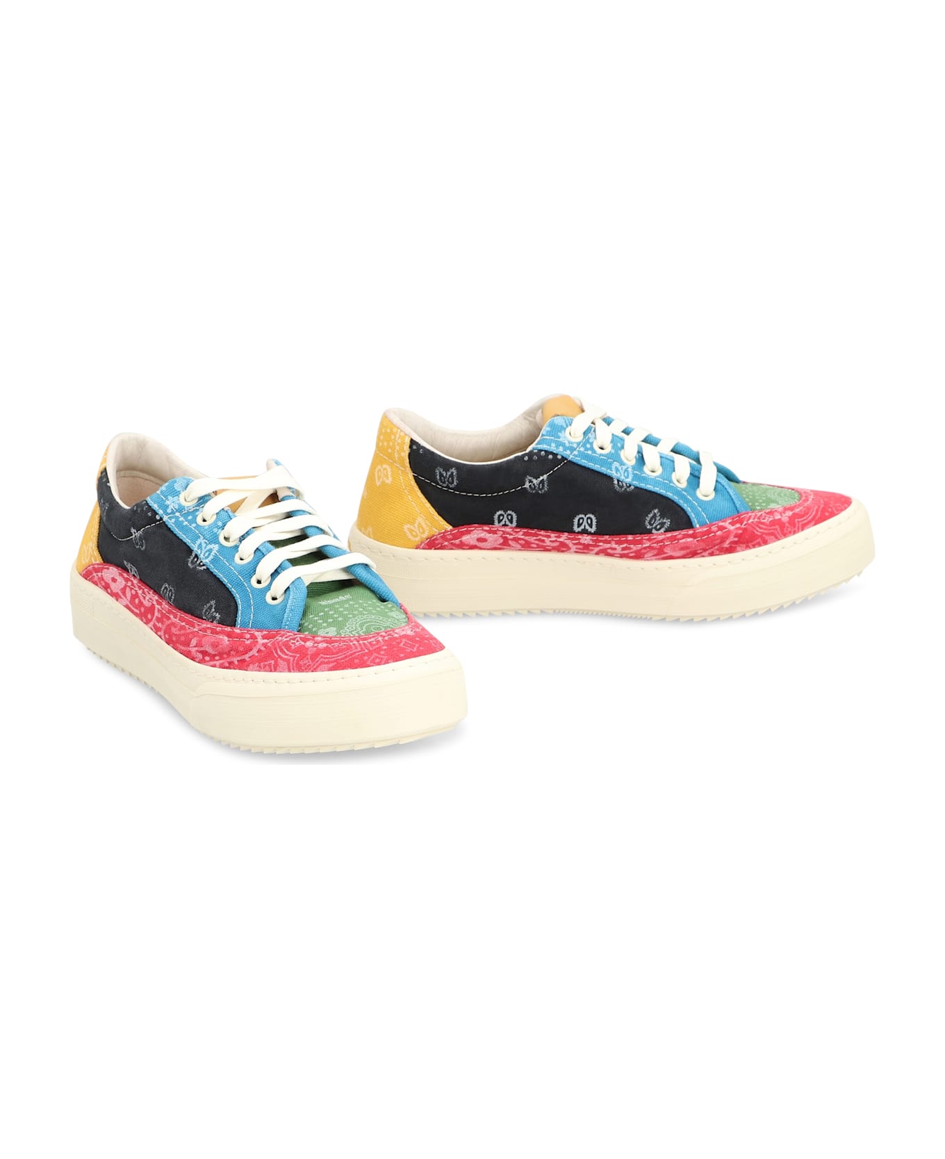 Rhude V2 Bandana Low-top Sneakers - Multicolor