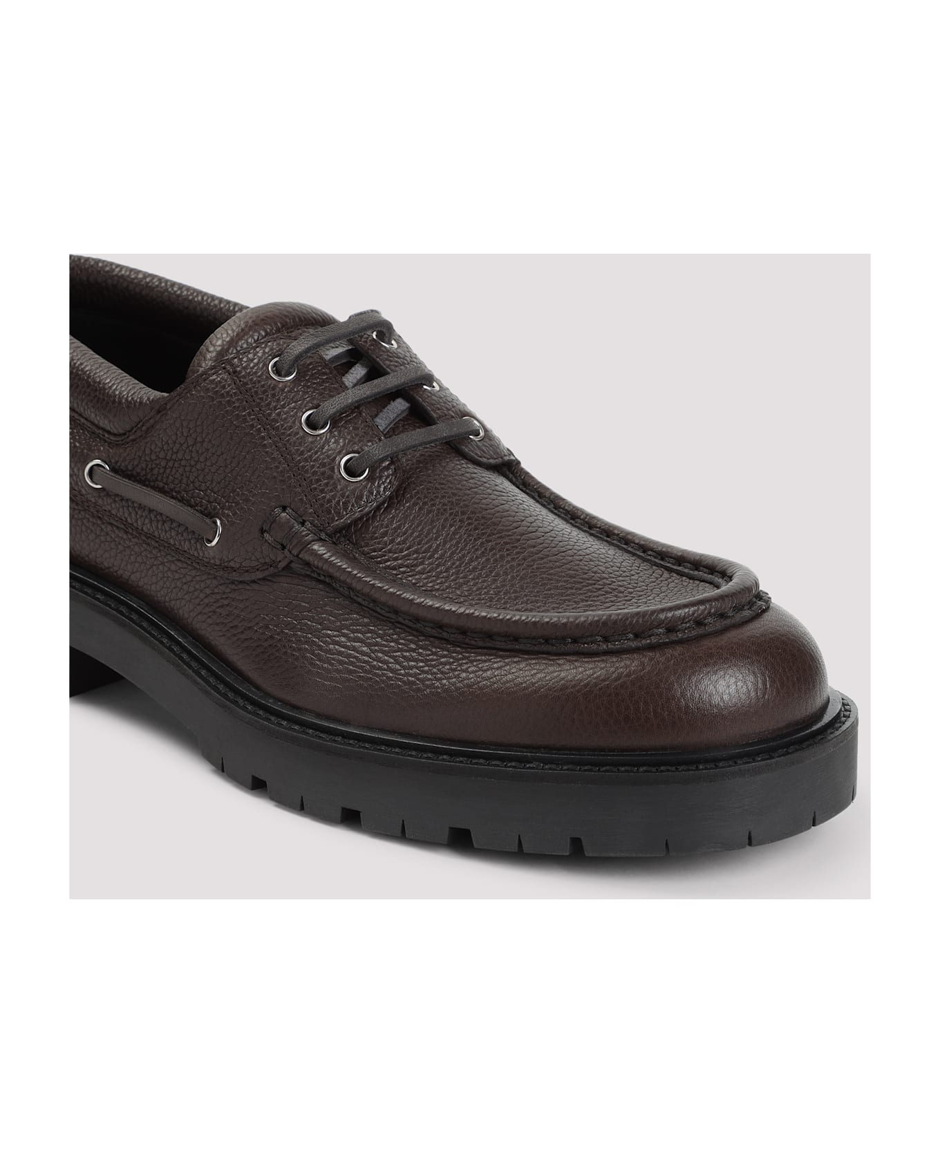 Burberry Raft Loafers - Log