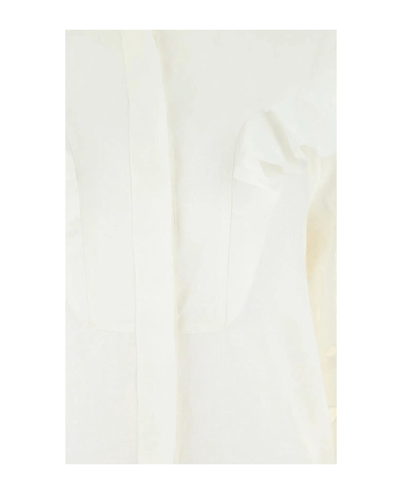 Chloé Ivory Linen Blouse - 107