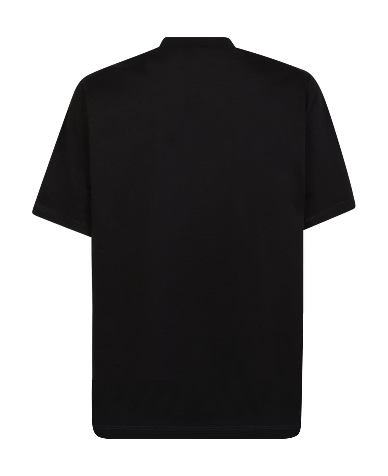 Dsquared2 Logo Printed Crewneck T-shirt - Black シャツ