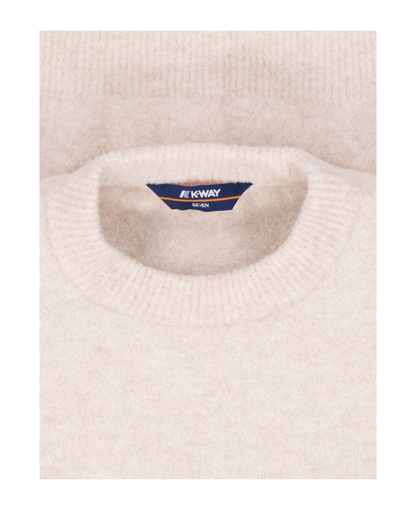 K-Way Crewneck Sweater - Beige