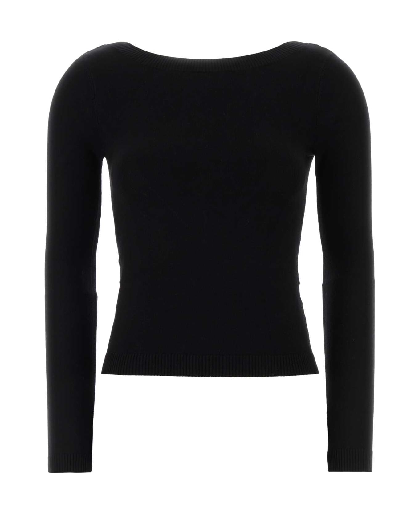 Gimaguas Black Viscose Blend Natalie Sweater - BLACK