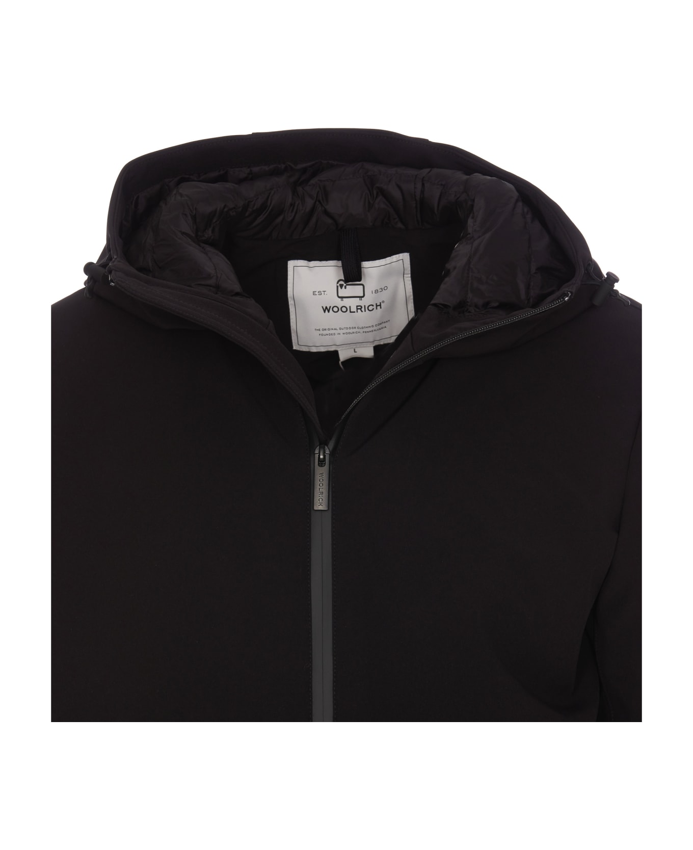Woolrich Pacific Soft Shell Down Jacket - Black