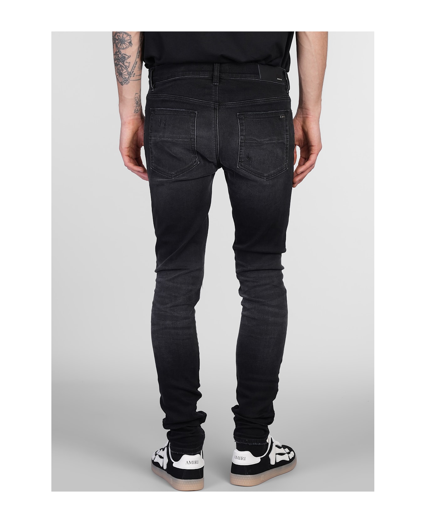 Jeans In Black Denim - Thumbnail 4