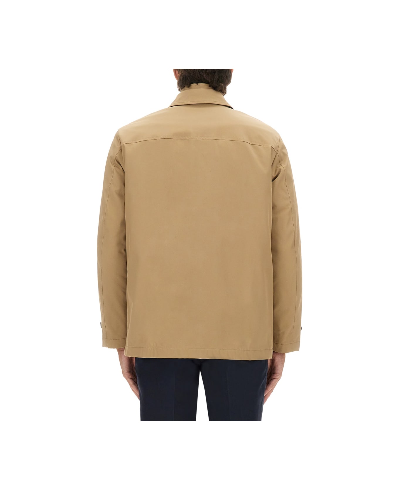 Fay "morning" Double Front Jacket - BEIGE