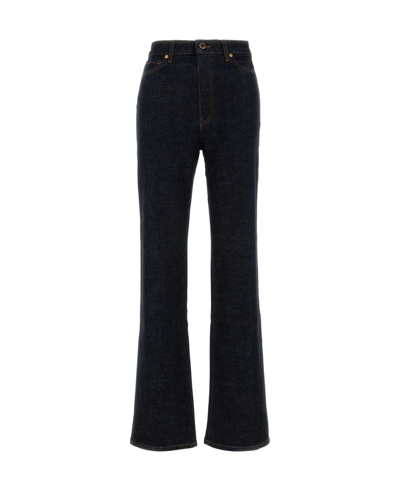 Khaite Dark Blue Denim Danielle Jeans - BENSON