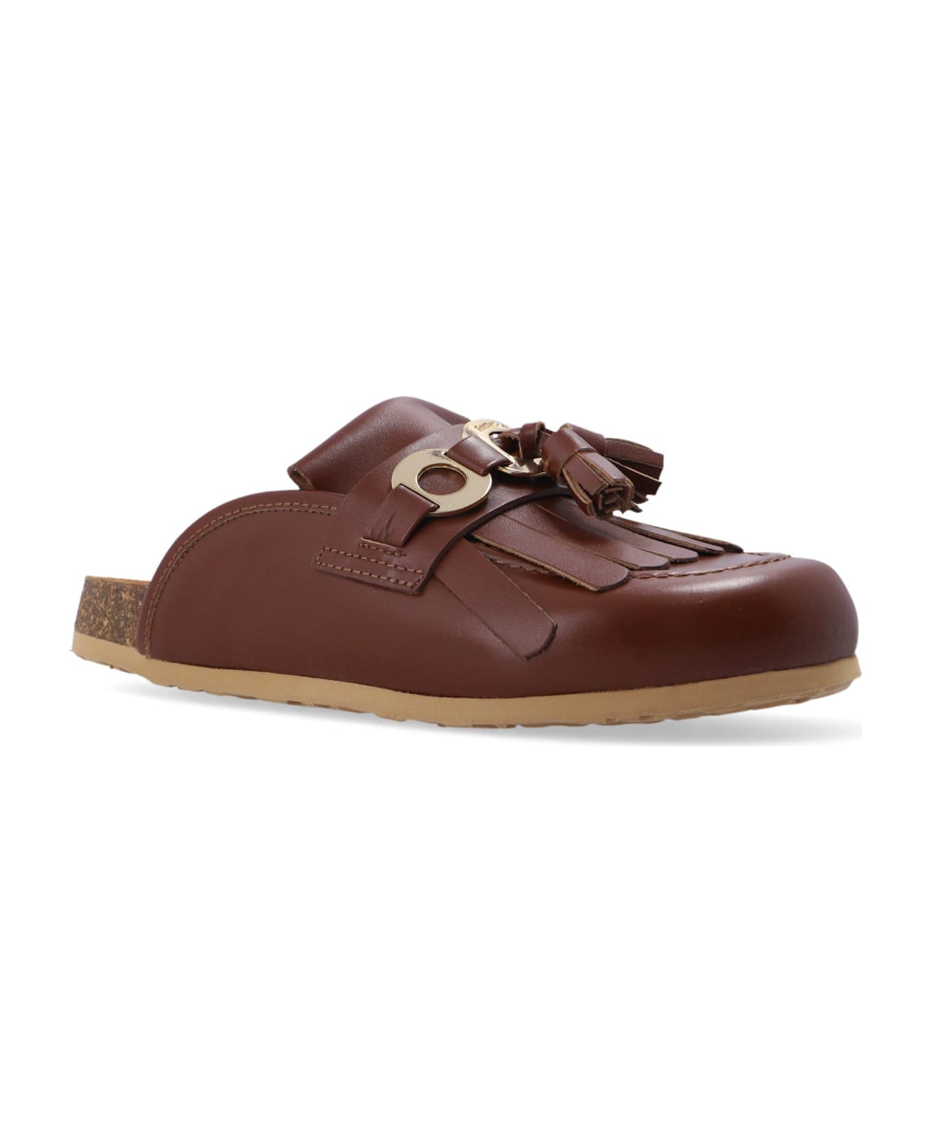 See by Chloé Lyvi Leather Mules - Brown
