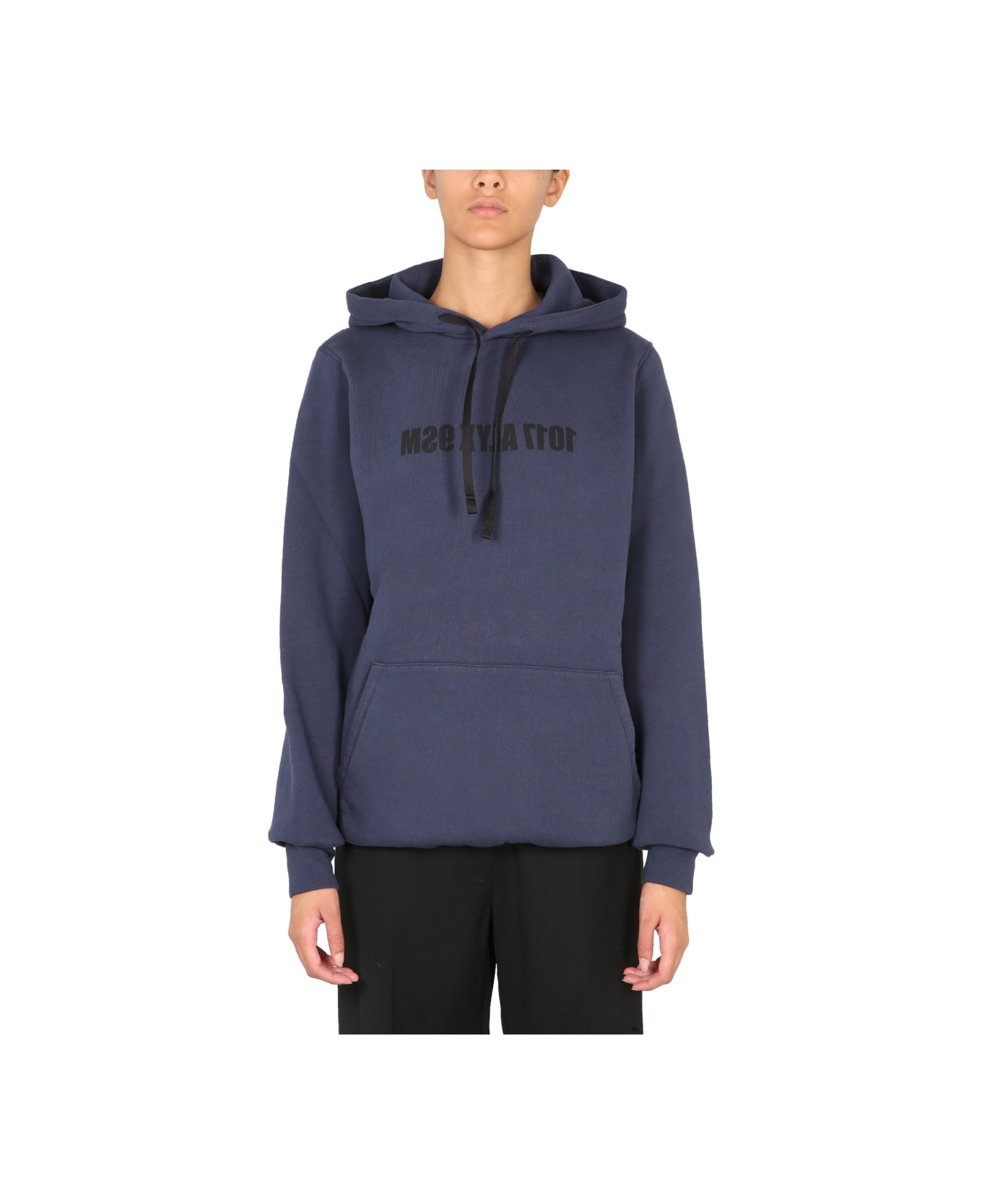 1017 ALYX 9SM Felpa Con Cappuccio - BLUE
