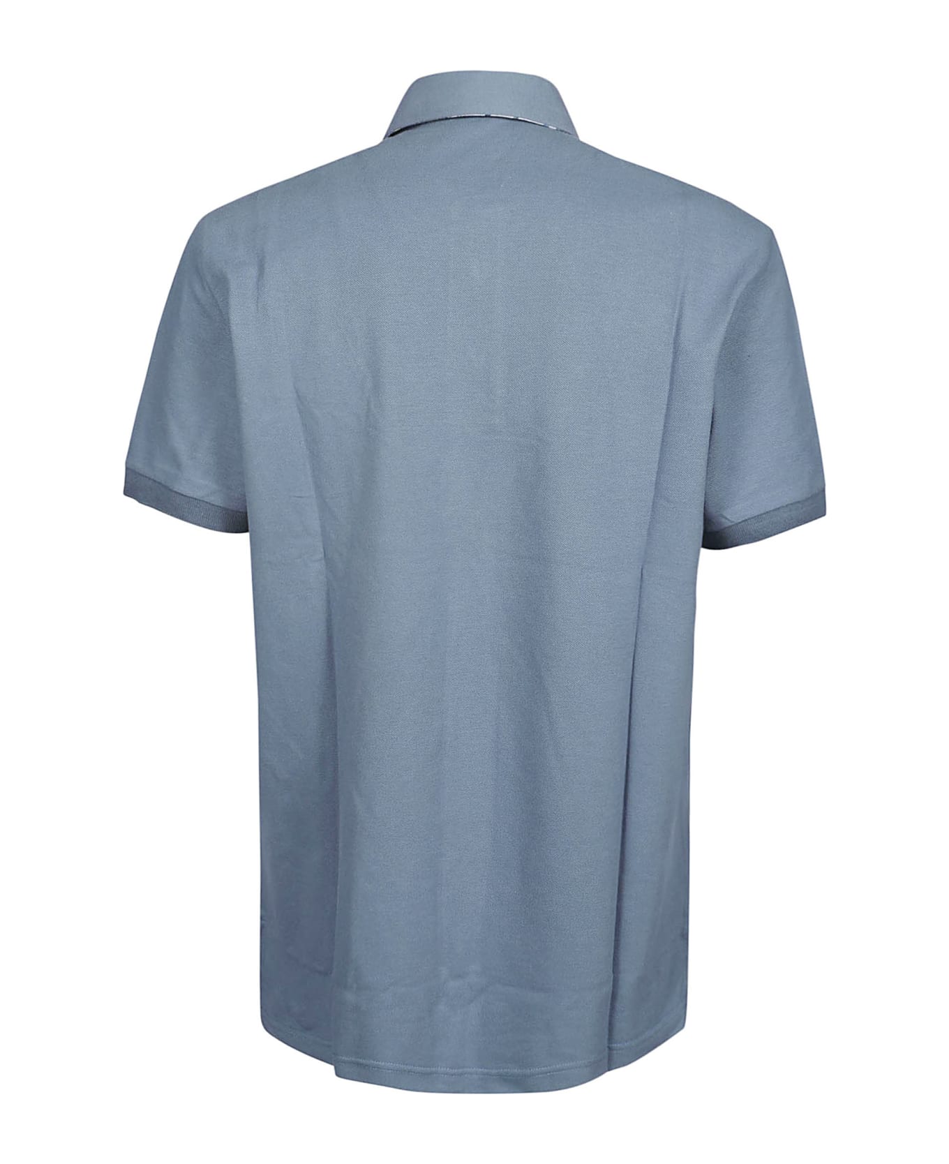 Etro Roma Short Sleeve Polo Shirt - Blu Navy