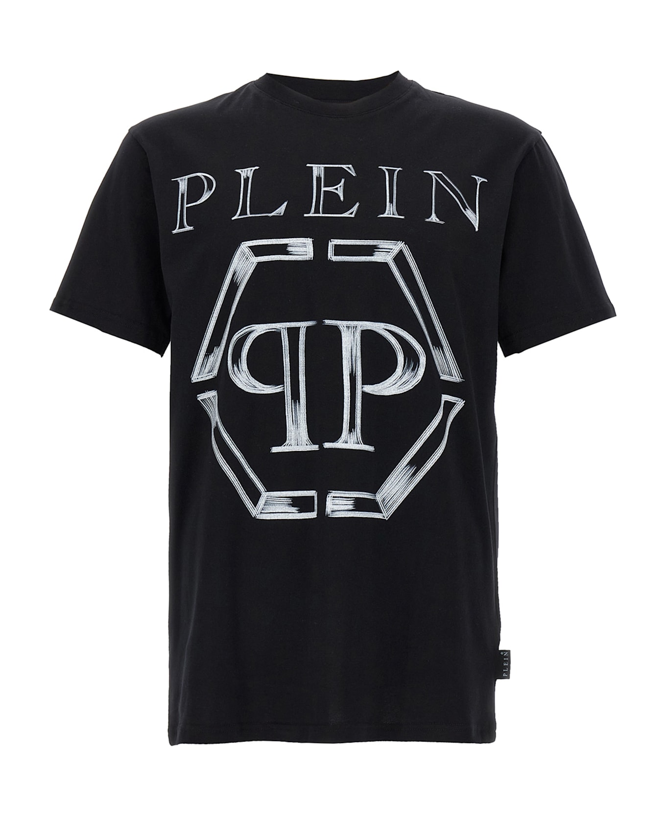 Philipp Plein 
hexagon
 T-shirt - White/Black
