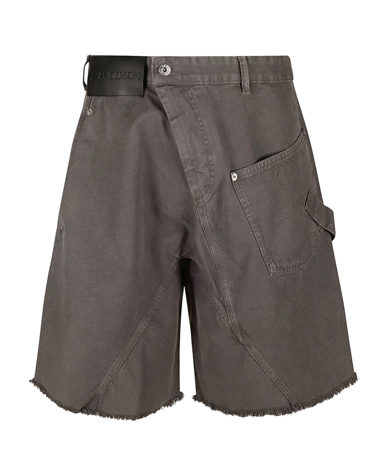J.W. Anderson Twisted Workwear Shorts - GREY