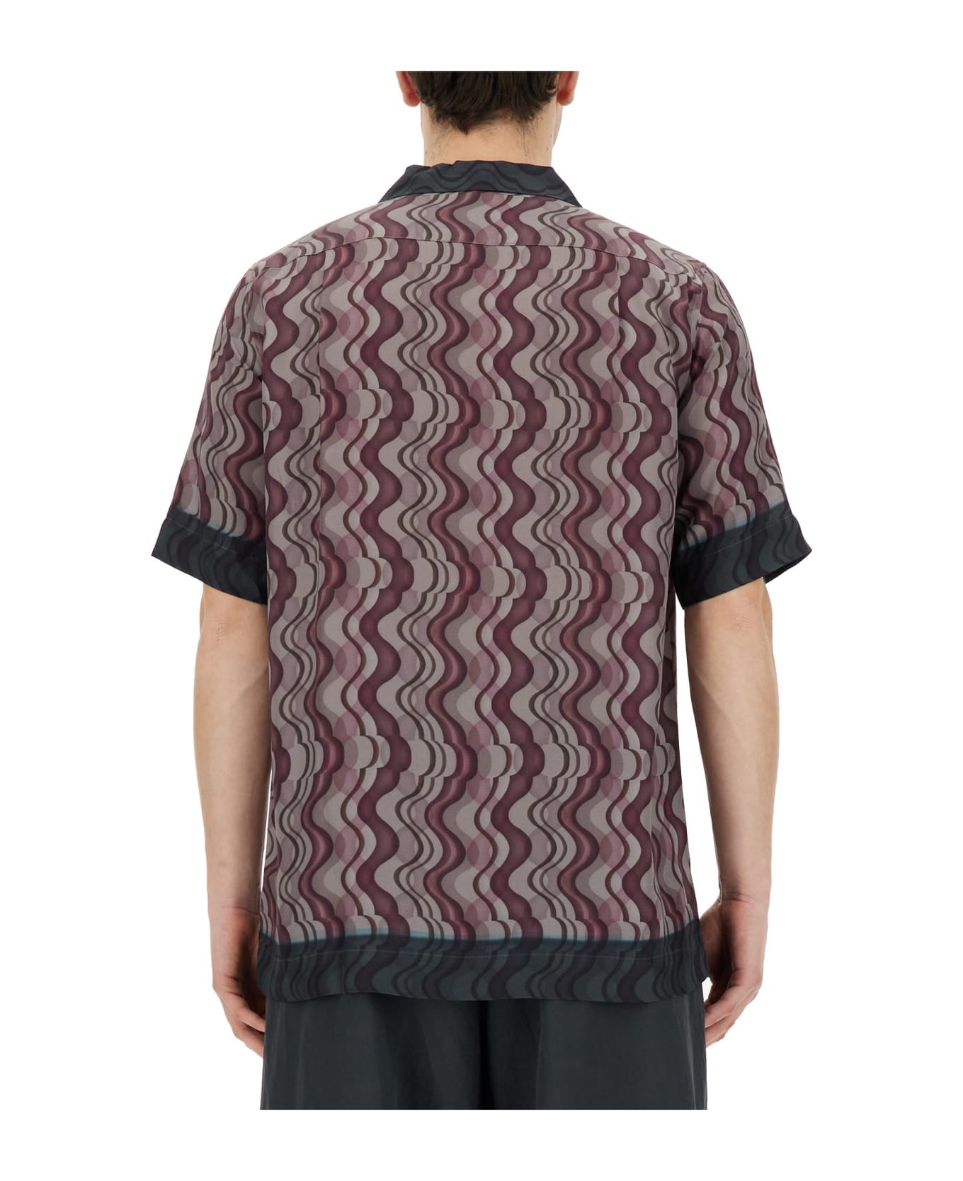 Dries Van Noten Printed Shirt - PURPLE