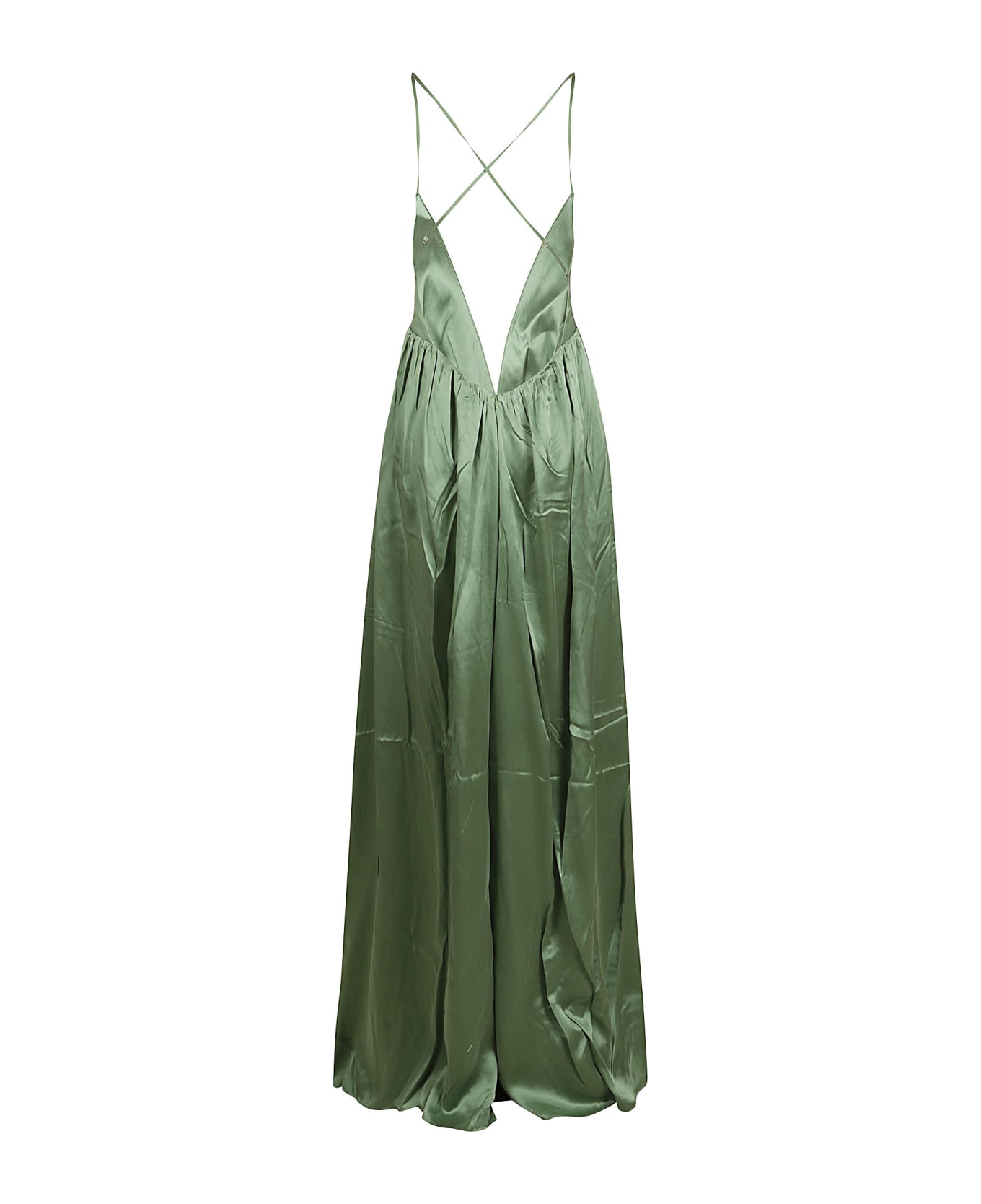 Zimmermann Silk Sip Dress - Matcha
