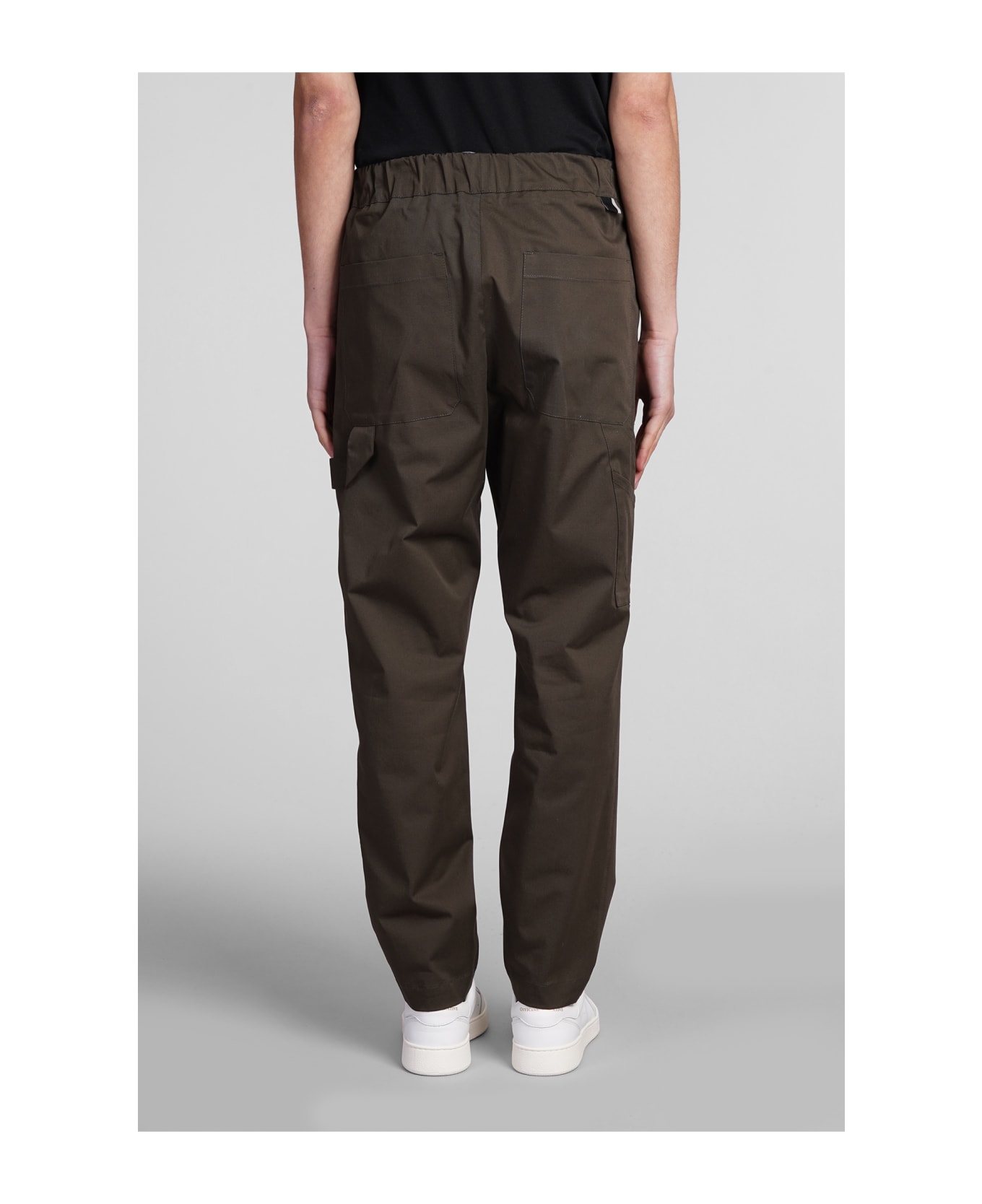 Low Brand Seul Work Pants In Green Cotton - green