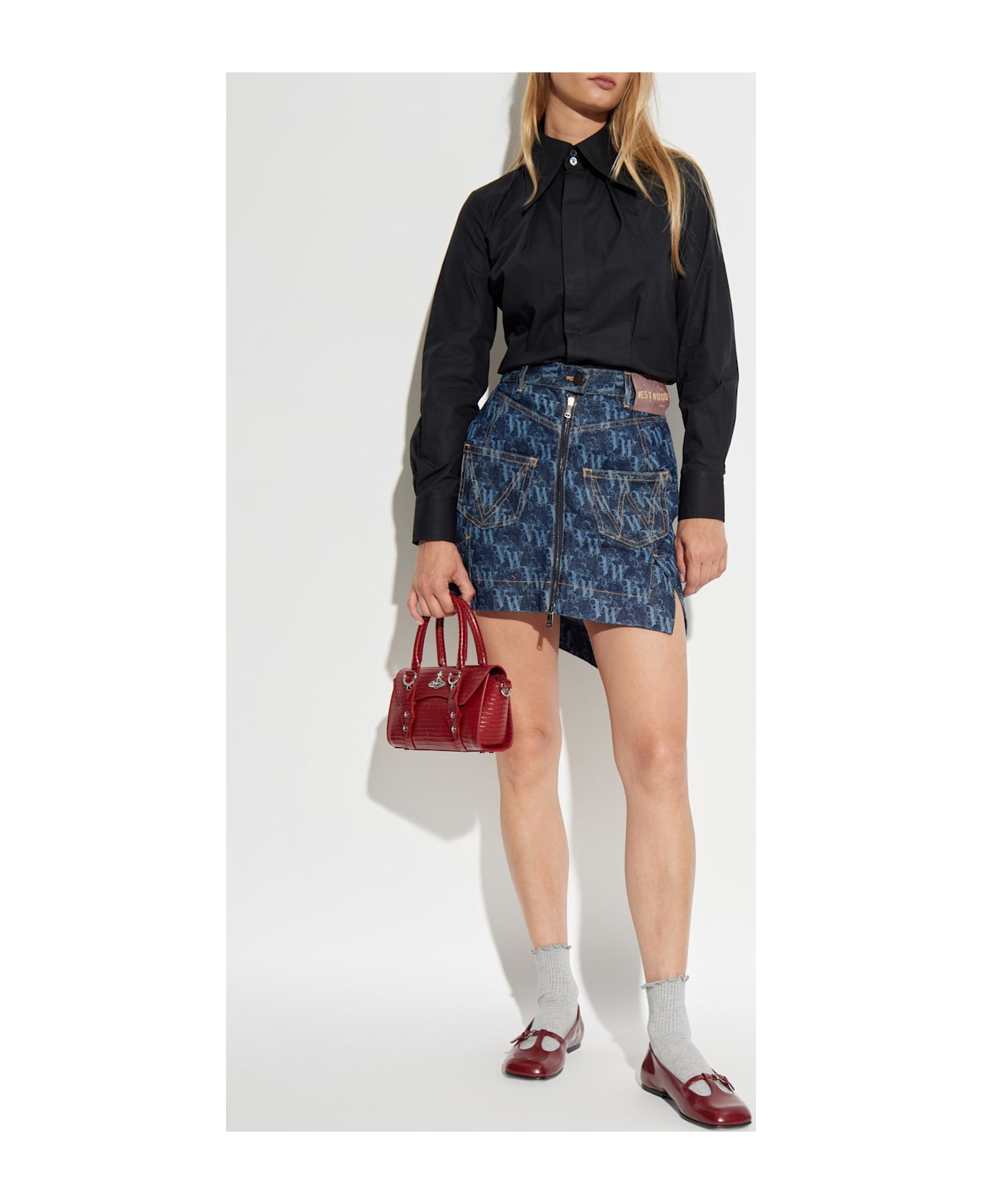 Vivienne Westwood Shirt With Logo - BLACK