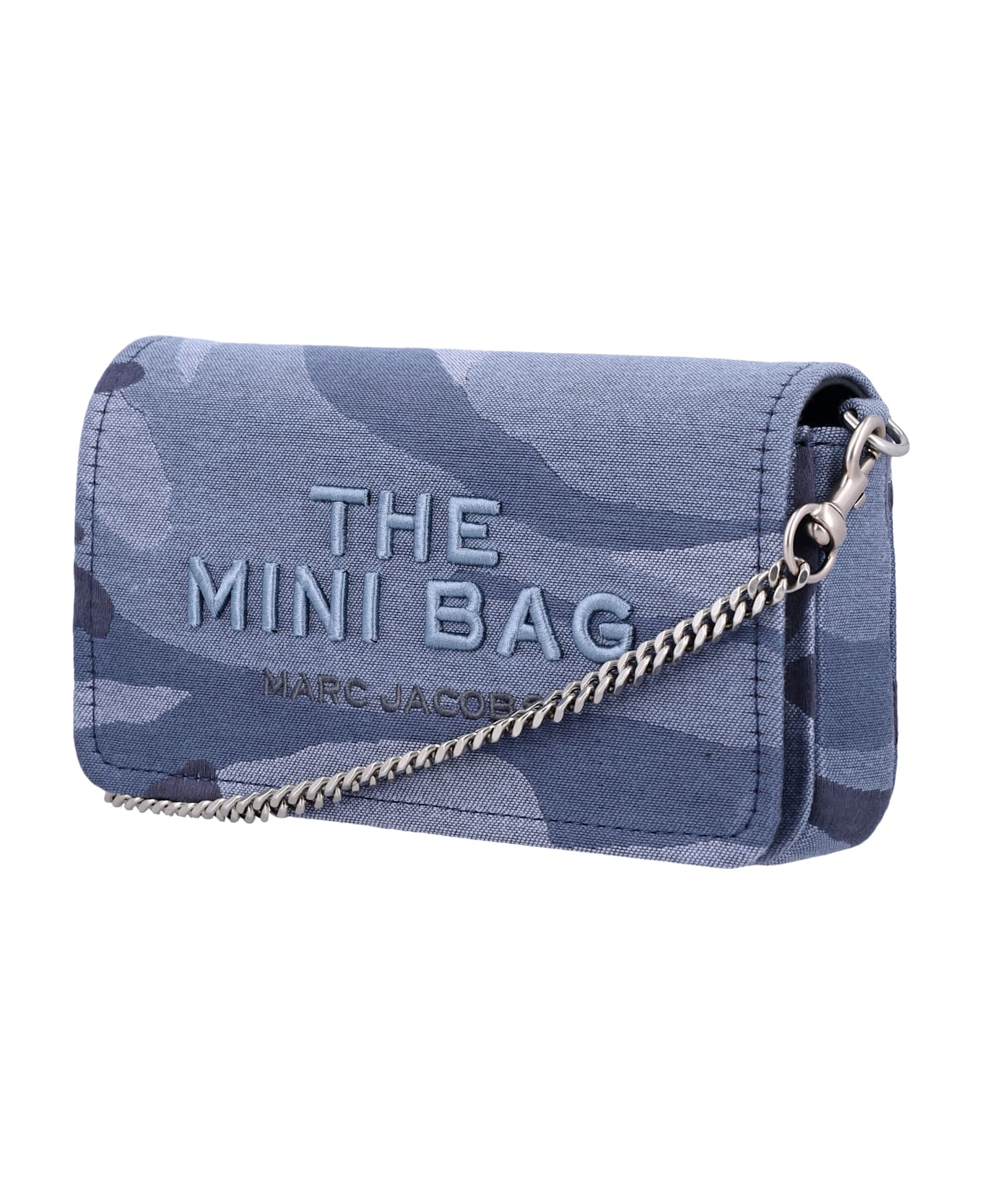 Marc Jacobs The Camo Jacquard Chain Mini Bag - BLUE MULTI CAMOU