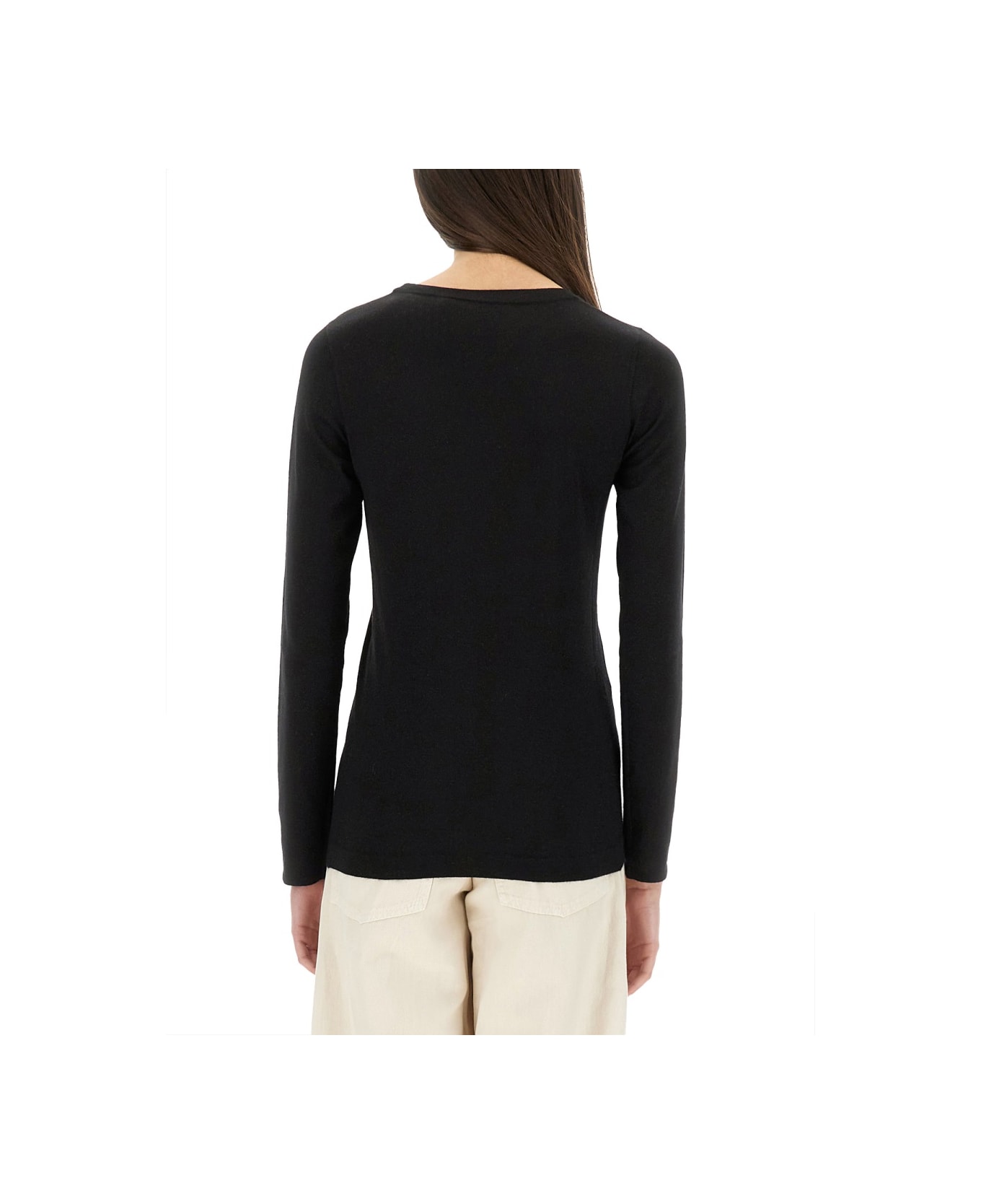 Brunello Cucinelli Cashmere And Silk Sweater - BLACK