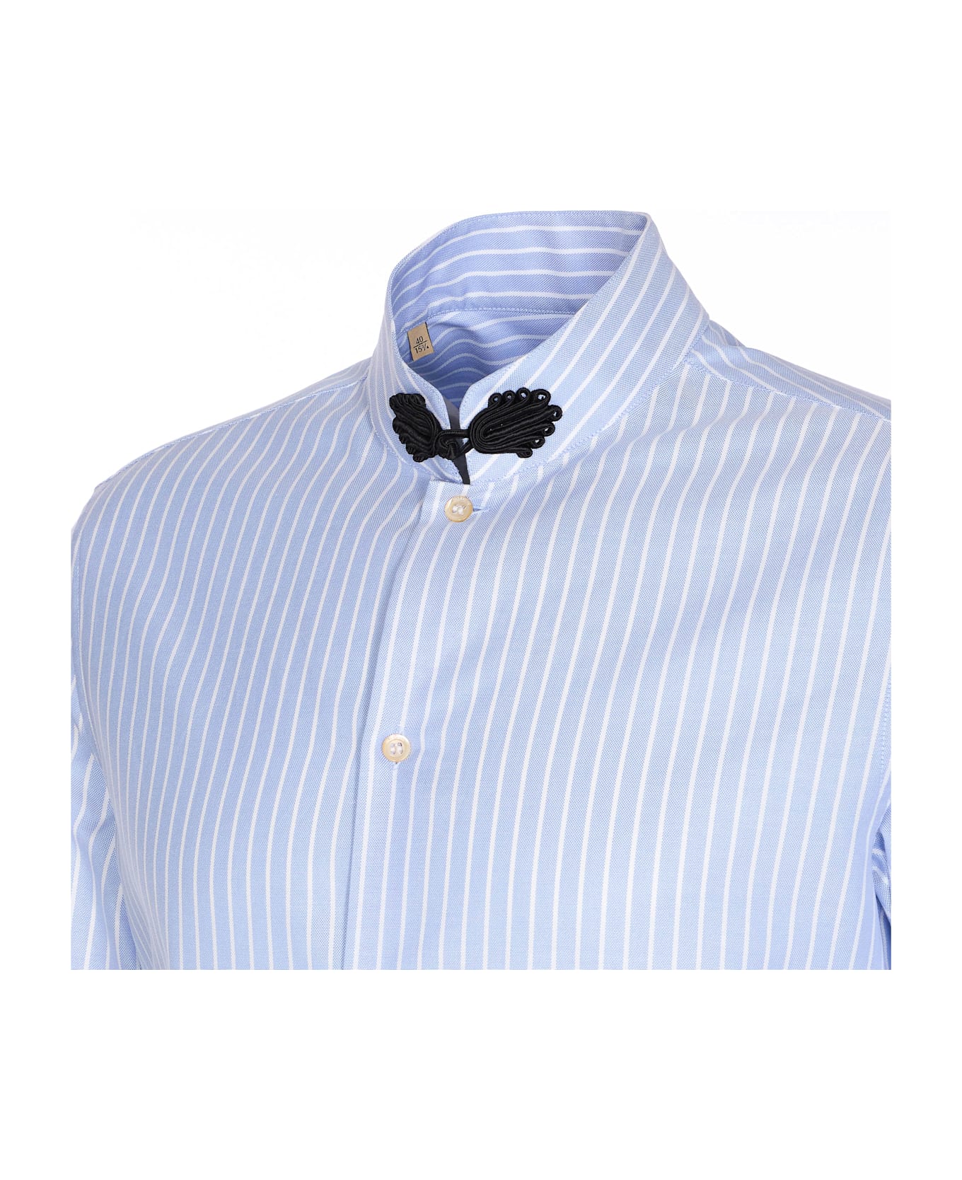Valentino Garavani Toggle Oxford Shirt - Blue