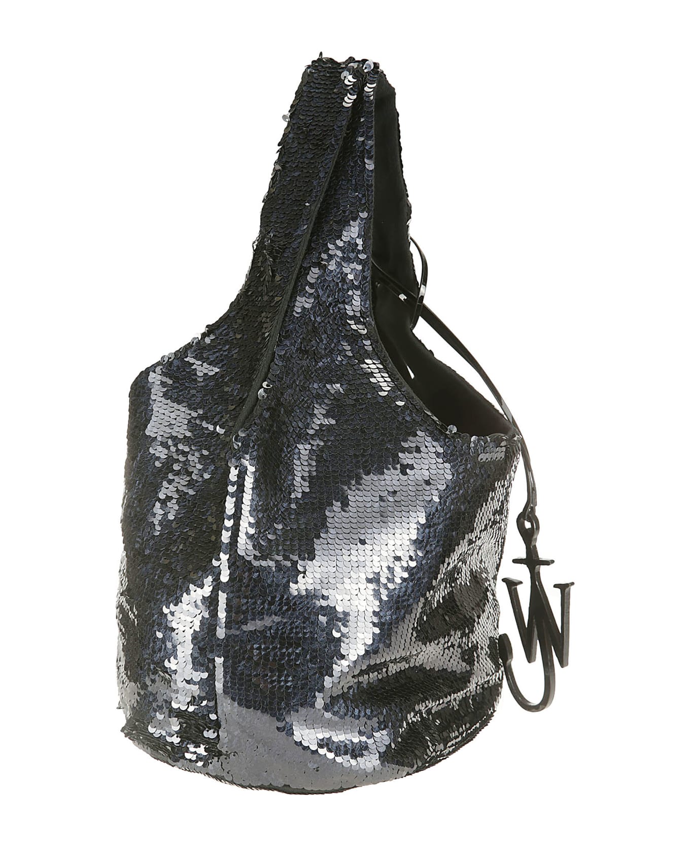 J.W. Anderson Mini Sequins Shopping Bag - NAVY