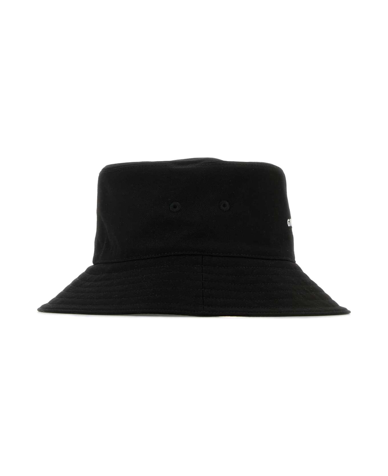 Givenchy Black Cotton Blend Bucket Hat - Black