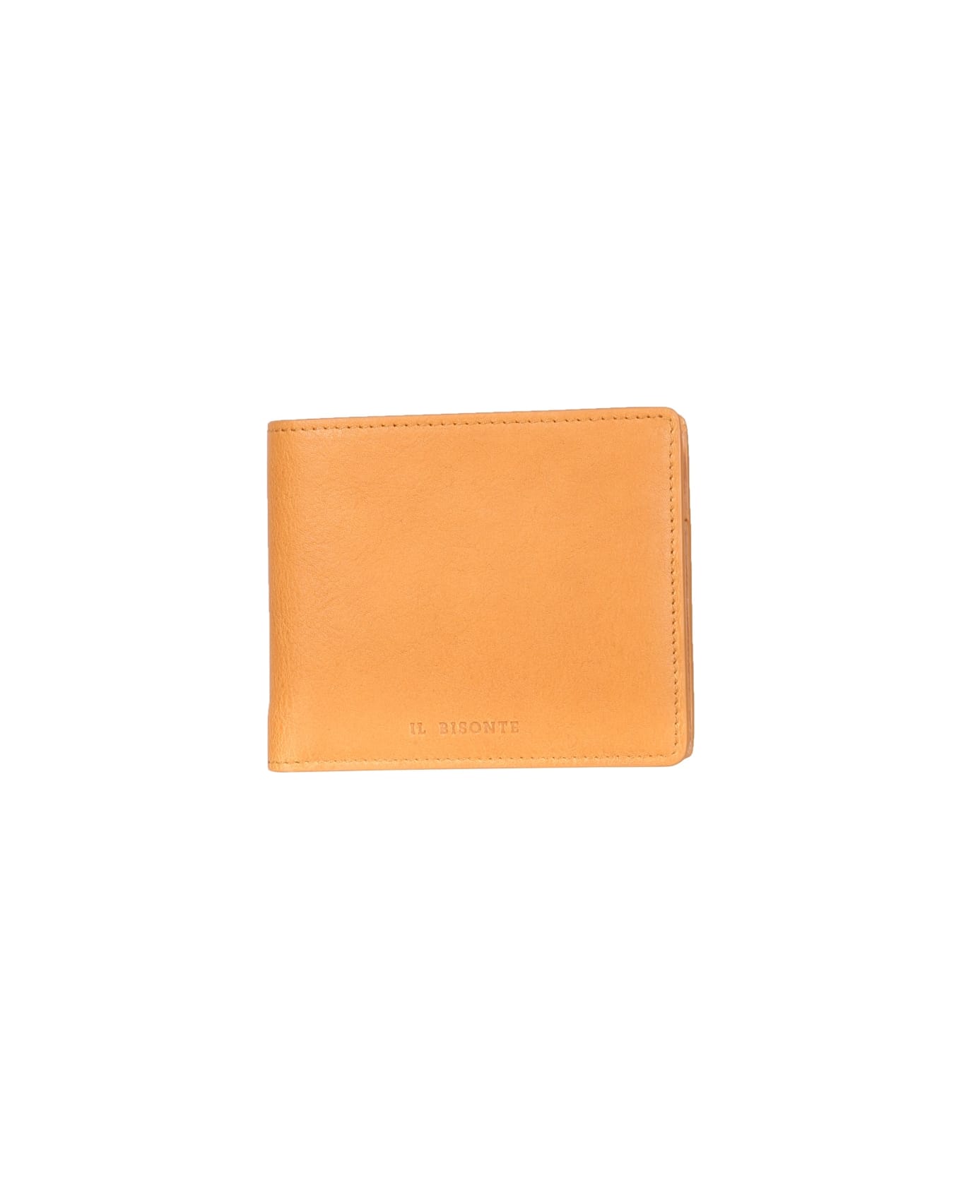 Il Bisonte Leather Bifold Wallet - BEIGE 財布