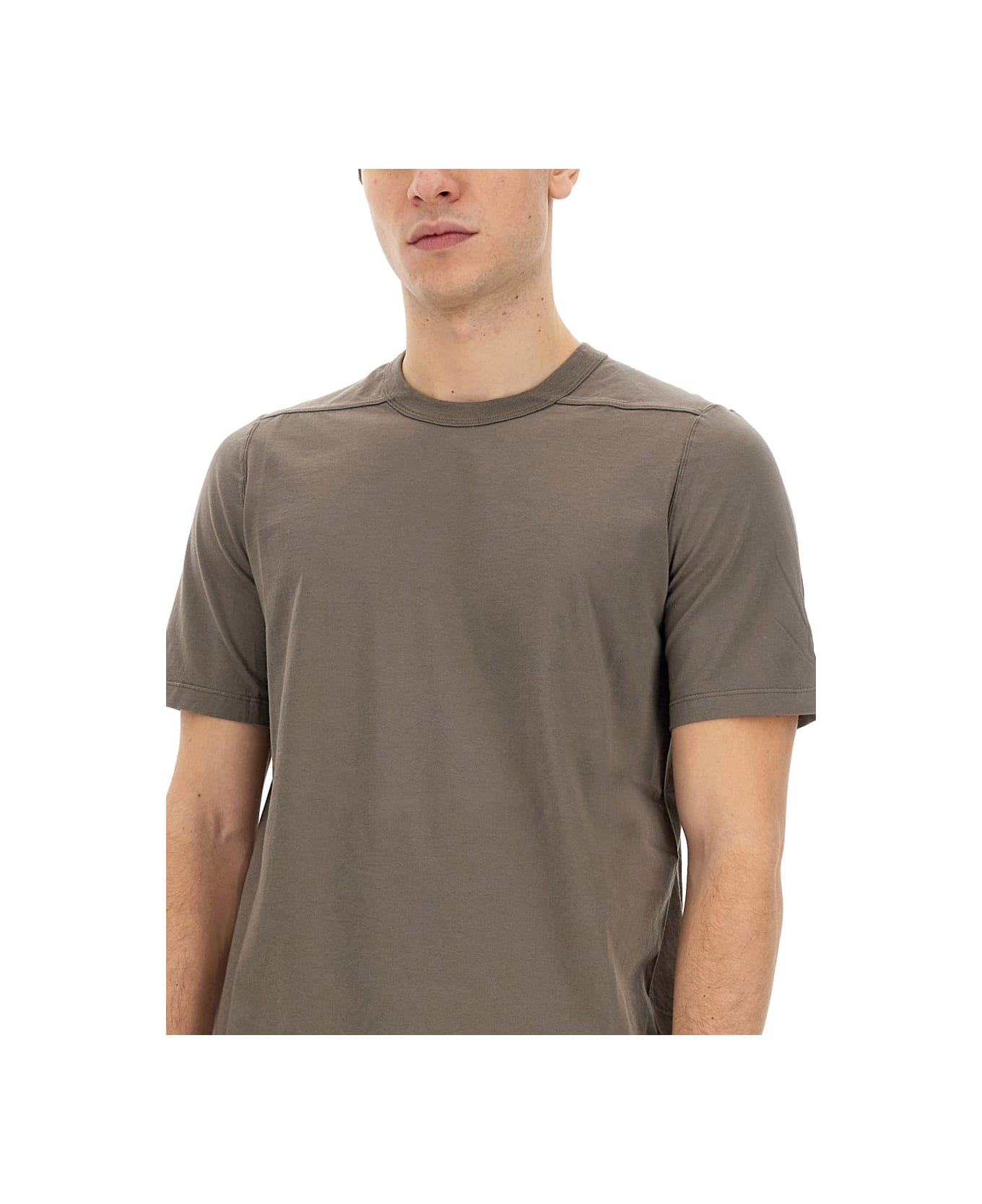 Rick Owens Cotton T-shirt - BEIGE